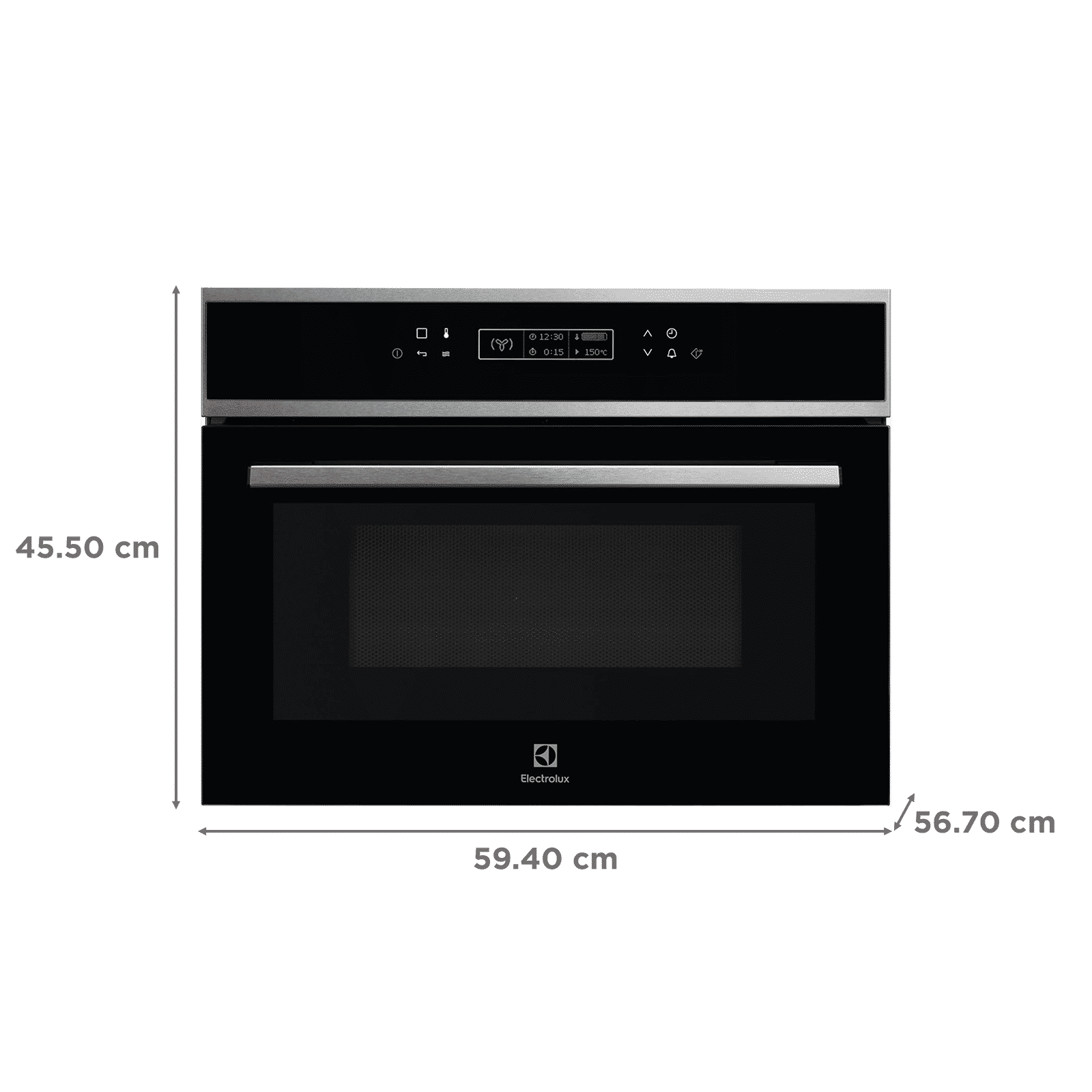 Electrolux UltimateTaste 500 43L 60cm Built-in Microwave with Removable Door (KVLBE00X, Black) Electrolux UltimateTaste 500 43L 60cm Built-in Microwave with Removable Door (KVLBE00X, Black)_2
