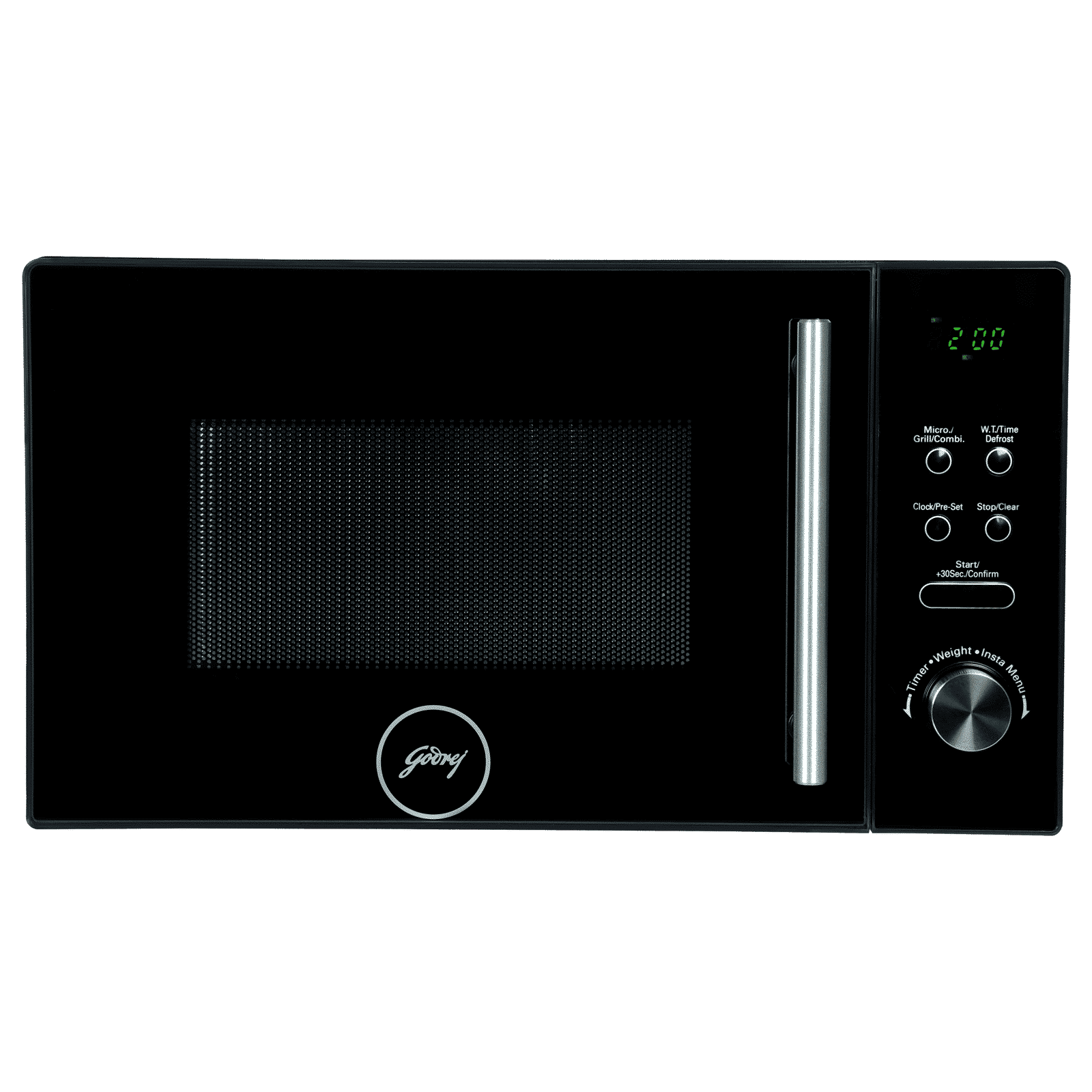 Godrej GMX 20 GA9 PLM 20L Grill Microwave with 111 Autocook Menu (52141502SD00019, Black)_1