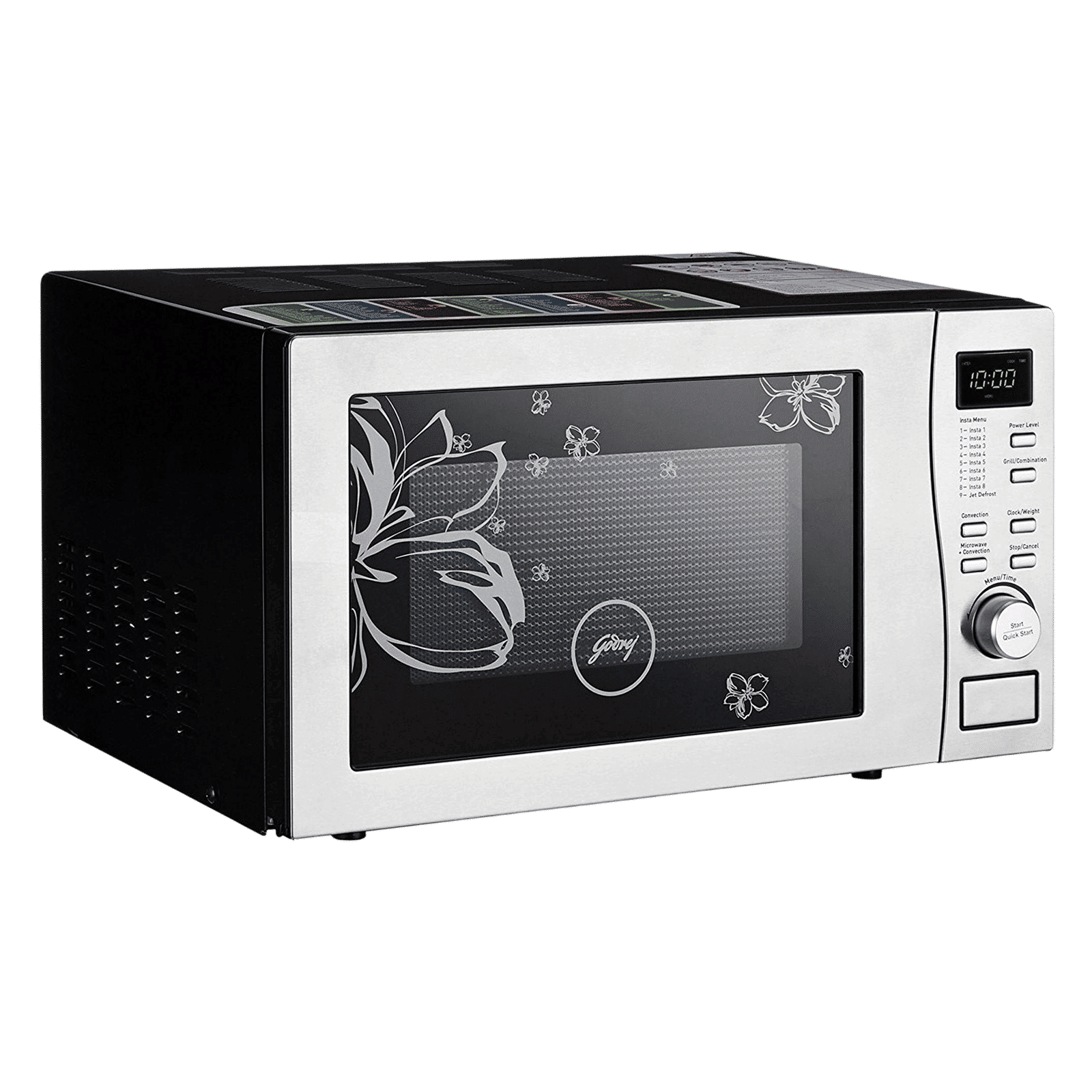 Godrej 19L Convection Microwave Oven with 4 Step Cooking (GMX 519 CP1 PZ , White Rose)_8