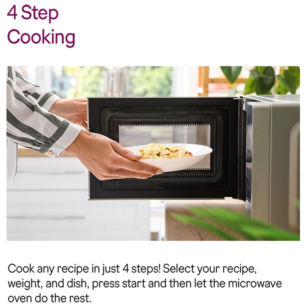 Godrej 30L Convection & Grill Microwave Oven with 375 Auto Cook Menu (GME 730 CR1 PZ, Wine Lily)_10