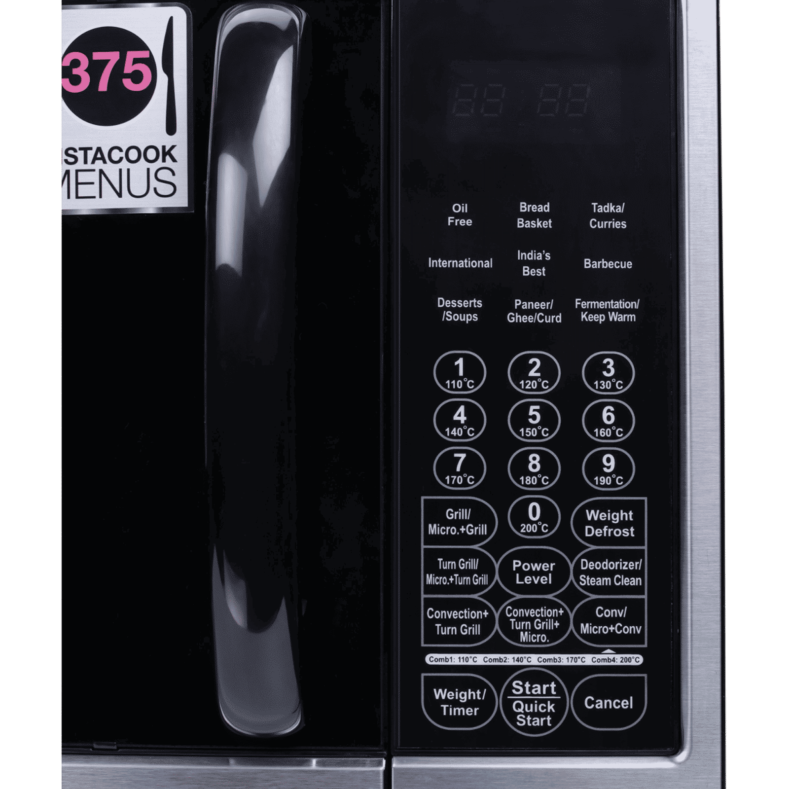 Godrej 30L Convection & Grill Microwave Oven with 375 Auto Cook Menu (GME 730 CR1 PZ, Wine Lily)_4