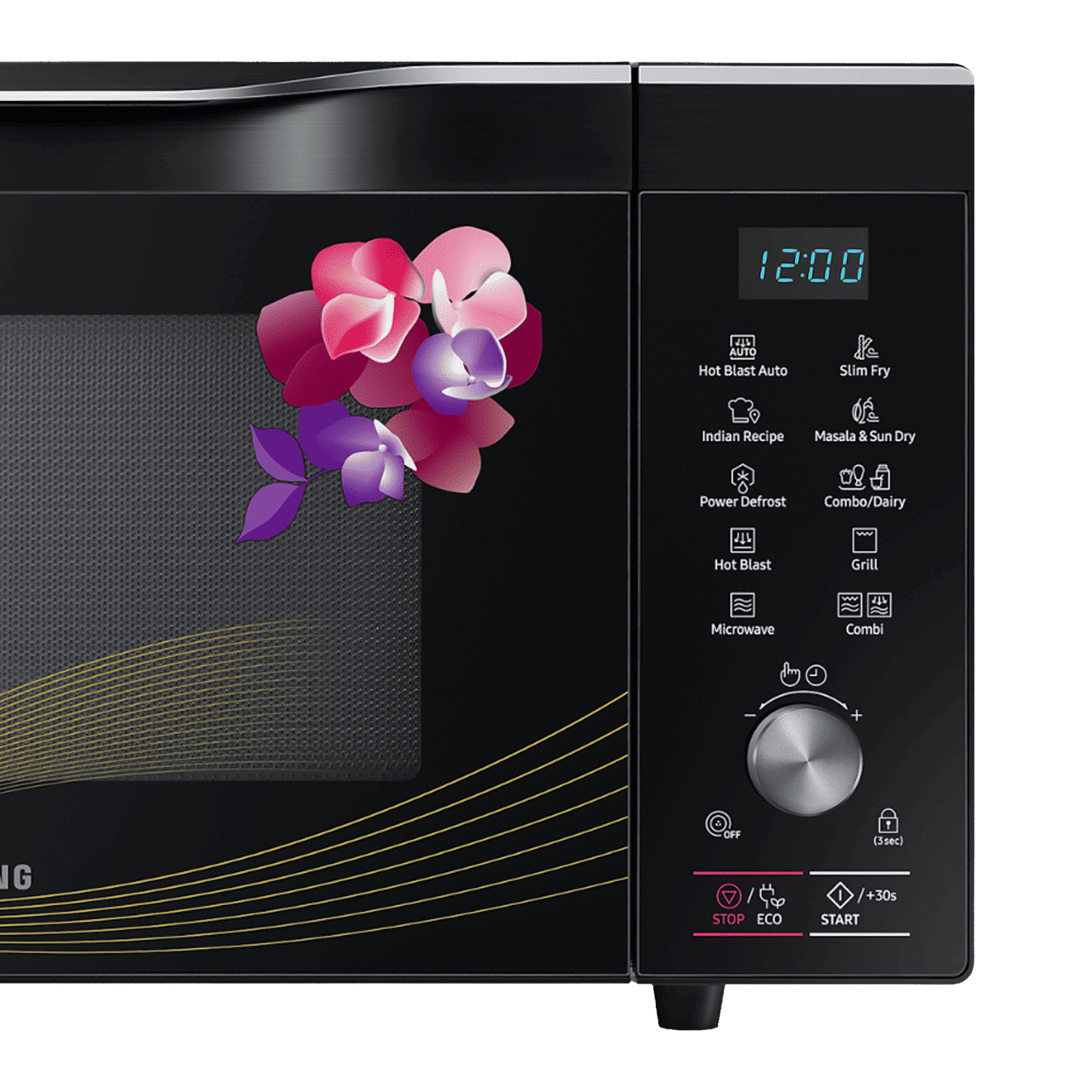 SAMSUNG 32 L Convection Microwave Oven with ECO Mode (MC32K7056CH, Black)_5