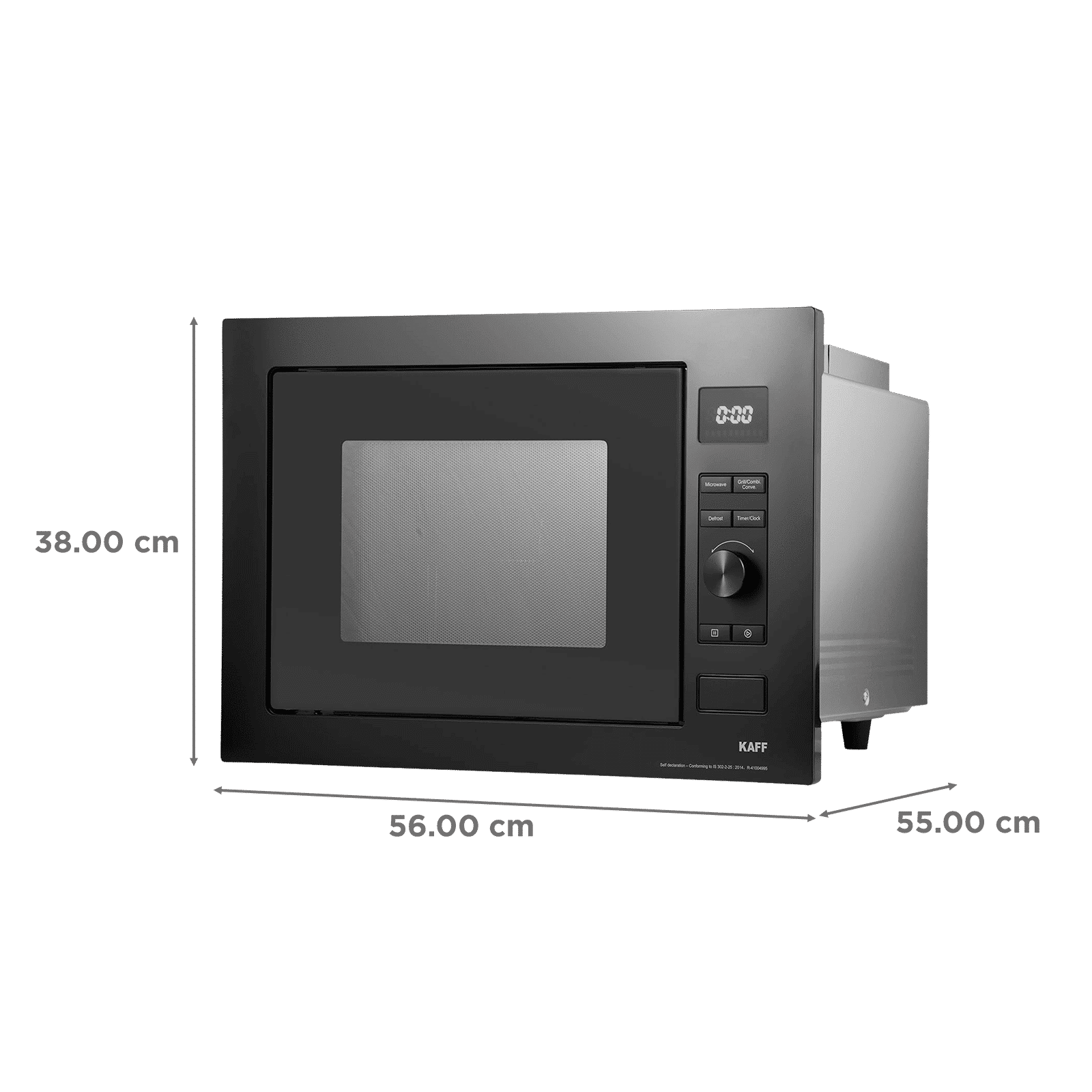 KAFF 34L Built-in Microwave with Digital Display (KB5A, Black) KAFF 34L Built-in Microwave with Digital Display (KB5A, Black)_2