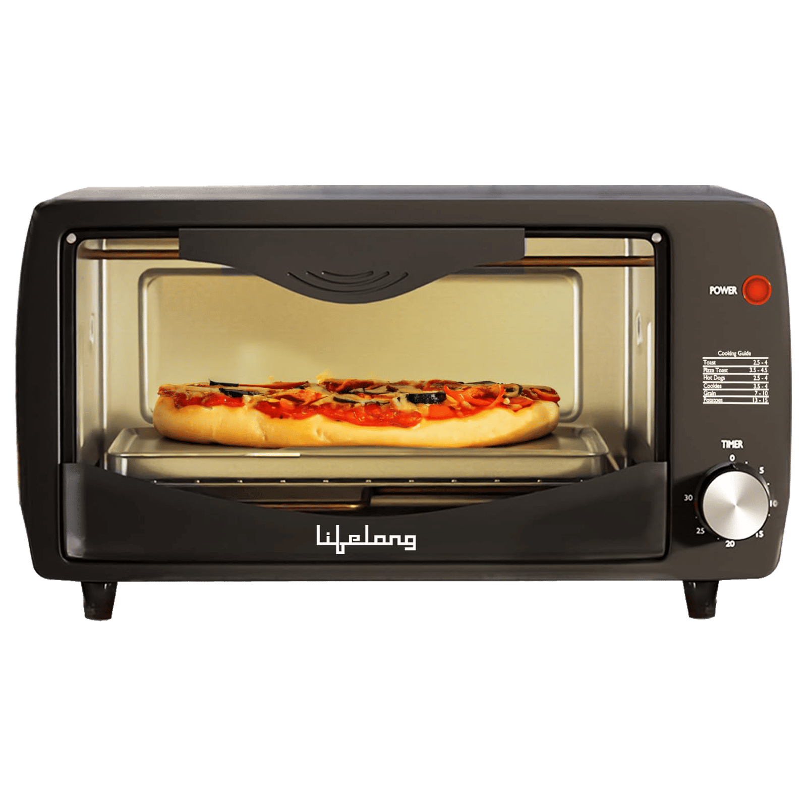 Lifelong LLOT09 9L Oven Toaster Grill with Timer Control (Black) Lifelong LLOT09 9L Oven Toaster Grill with Timer Control (Black)_1