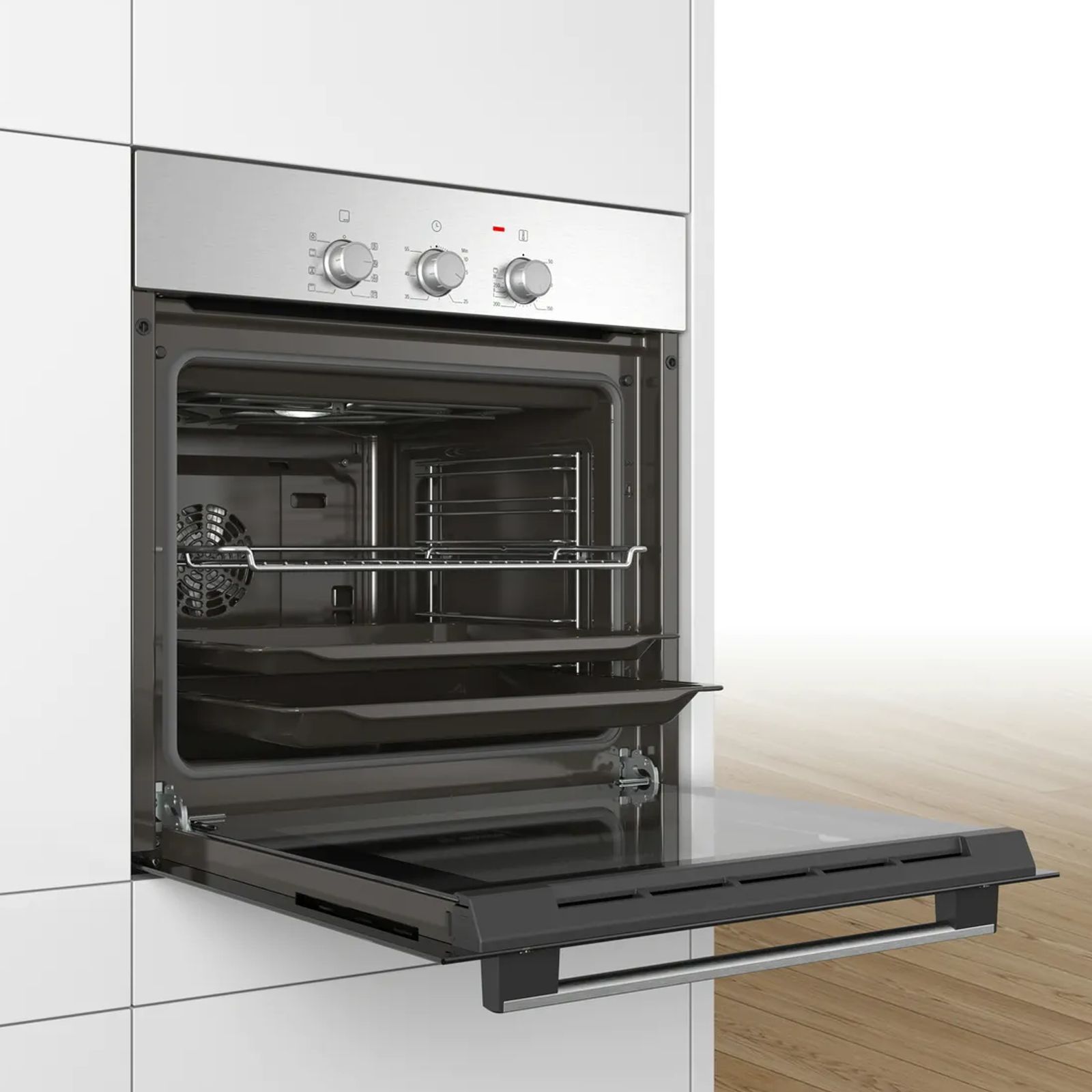 BOSCH Series 2 66L 60cm Built-in Microwave with Conventional Heat (HBF031BR0I, Stainless Steel)_7