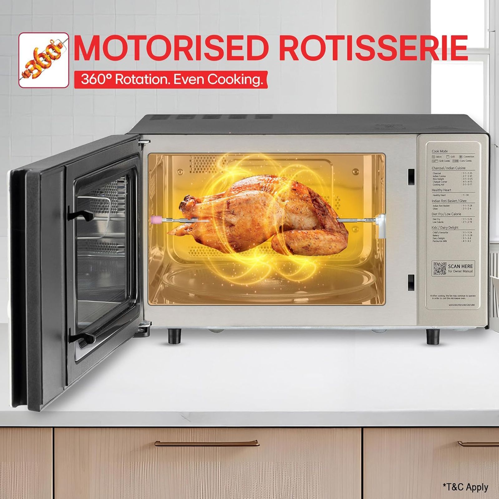 LG 28L Smart Charcoal Convection Microwave with Diet Fry Technology (MJEN286UBW, Beige & Black)_20