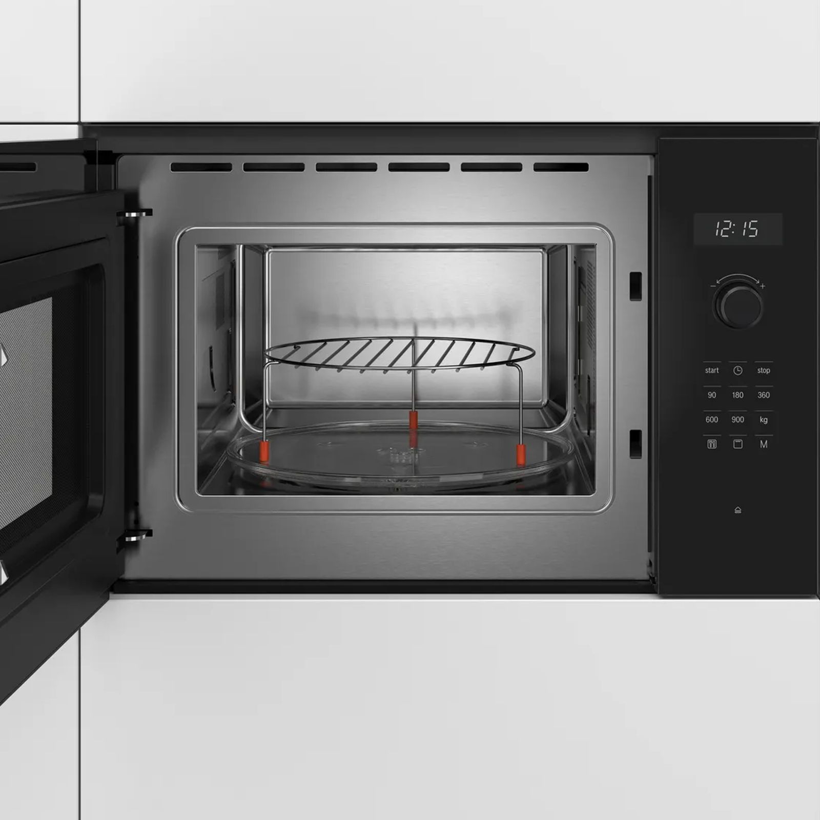 BOSCH Series 6 25L Built-in Microwave with Integral Cooling Fan (BEL554MB0I, Black)_5