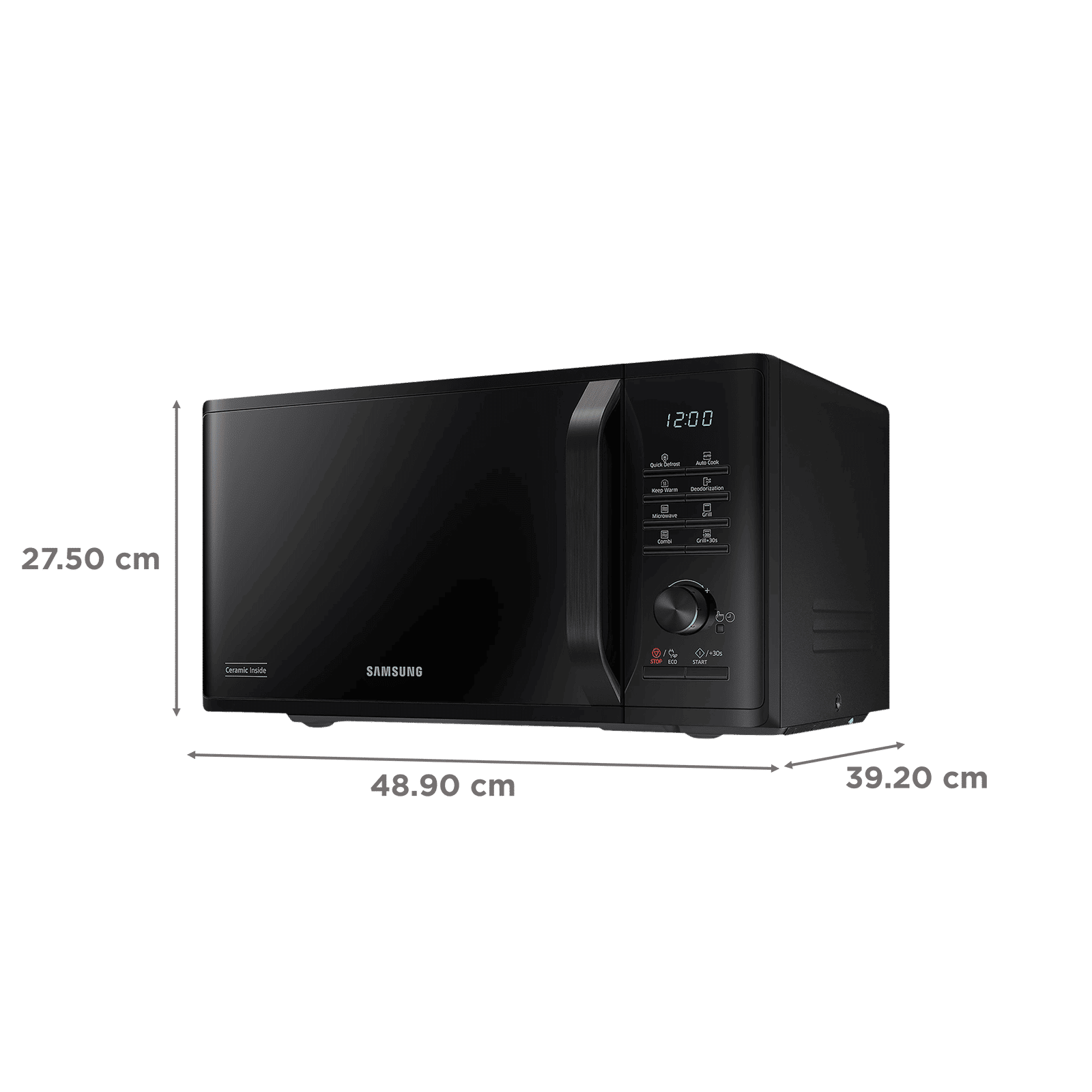 SAMSUNG 23L Grill Microwave with Browning Plus Function (MG23A3515AK/TL, Black) SAMSUNG 23L Grill Microwave with Browning Plus Function (MG23A3515AK/TL, Black)_2