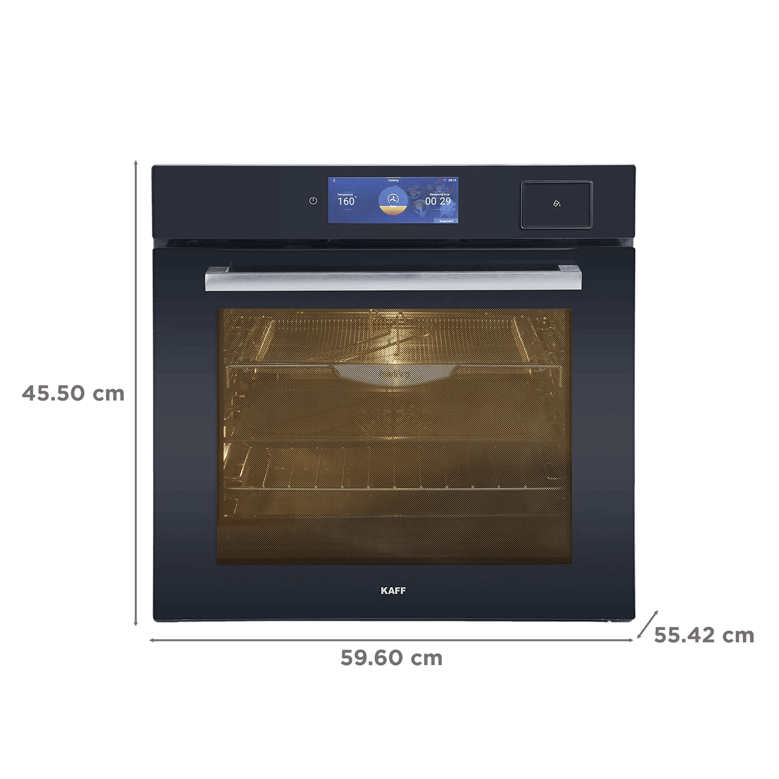 KAFF 81L Built-in Oven with 3 Layer Glass Door (OV81AMSTF, Black) KAFF 81L Built-in Oven with 3 Layer Glass Door (OV81AMSTF, Black)_2