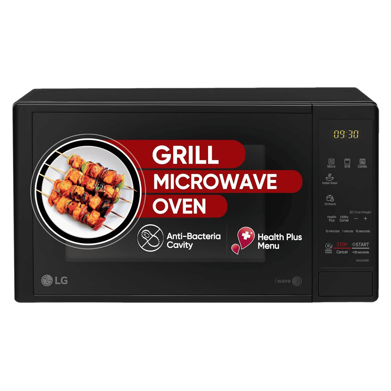 LG 20L Grill Microwave with i-Wave Technology (MH2044DB, Black) LG 20L Grill Microwave with i-Wave Technology (MH2044DB, Black)_1