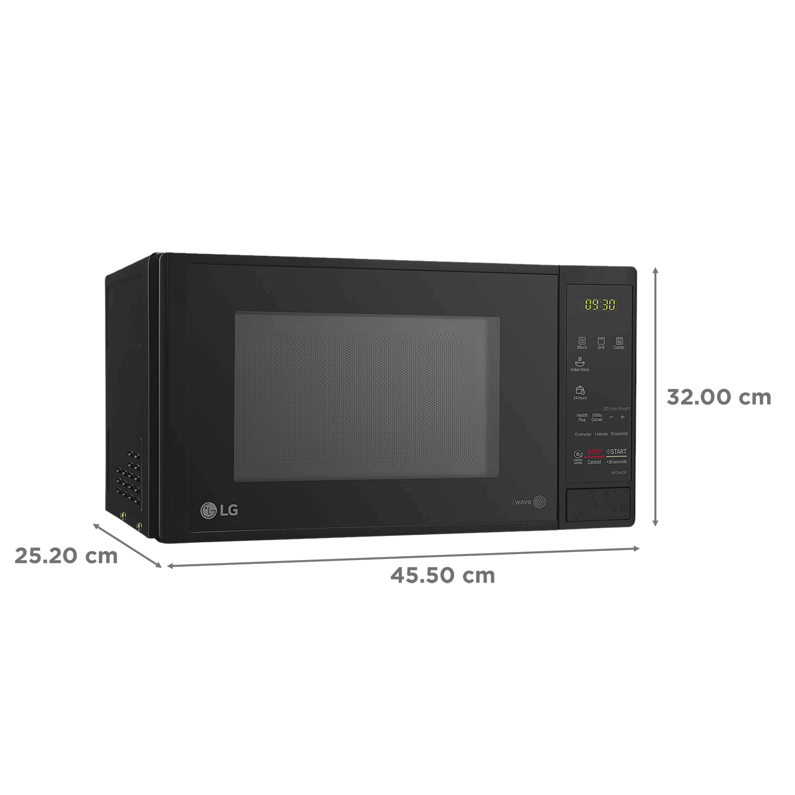 LG 20L Grill Microwave with i-Wave Technology (MH2044DB, Black) LG 20L Grill Microwave with i-Wave Technology (MH2044DB, Black)_2