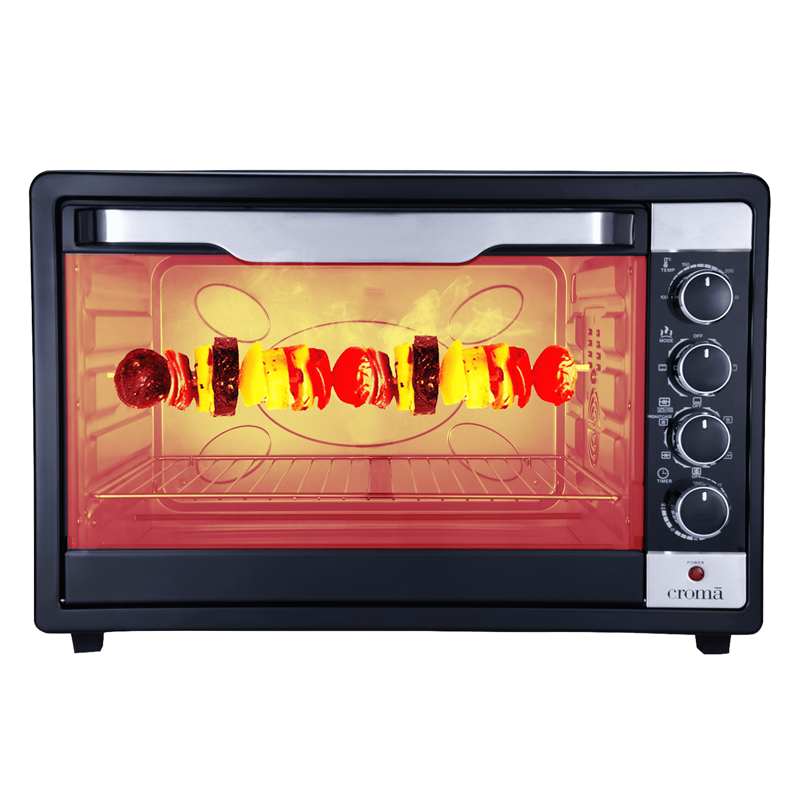 Croma 63L Oven Toaster Grill with 360 Degree Hot Air Circulation (Black) Croma 63L Oven Toaster Grill with 360 Degree Hot Air Circulation (Black)_1