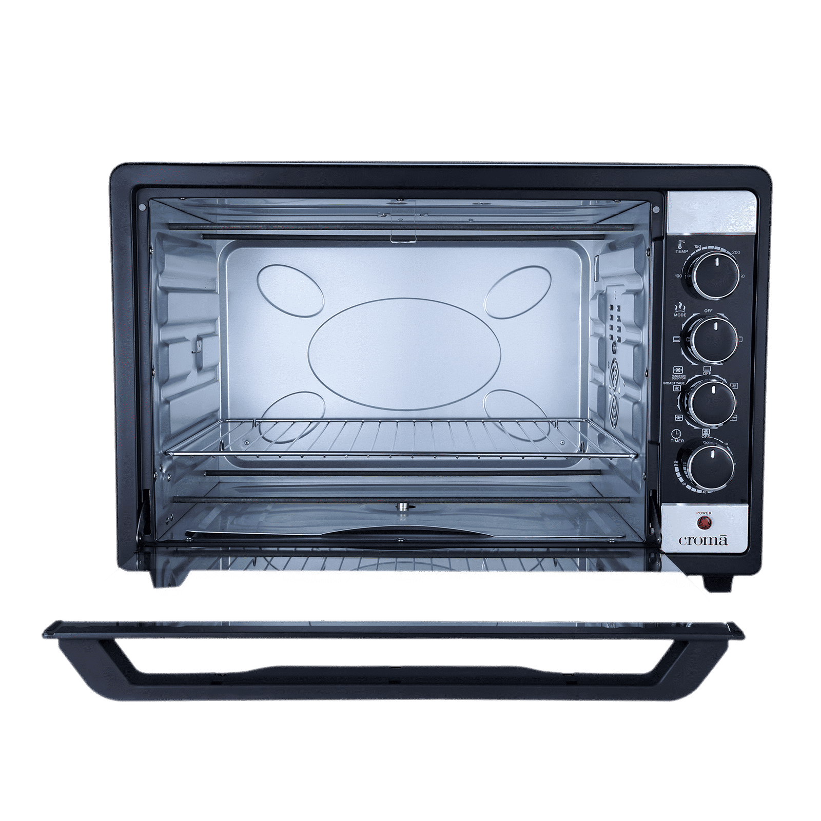 Croma 63L Oven Toaster Grill with 360 Degree Hot Air Circulation (Black)_9