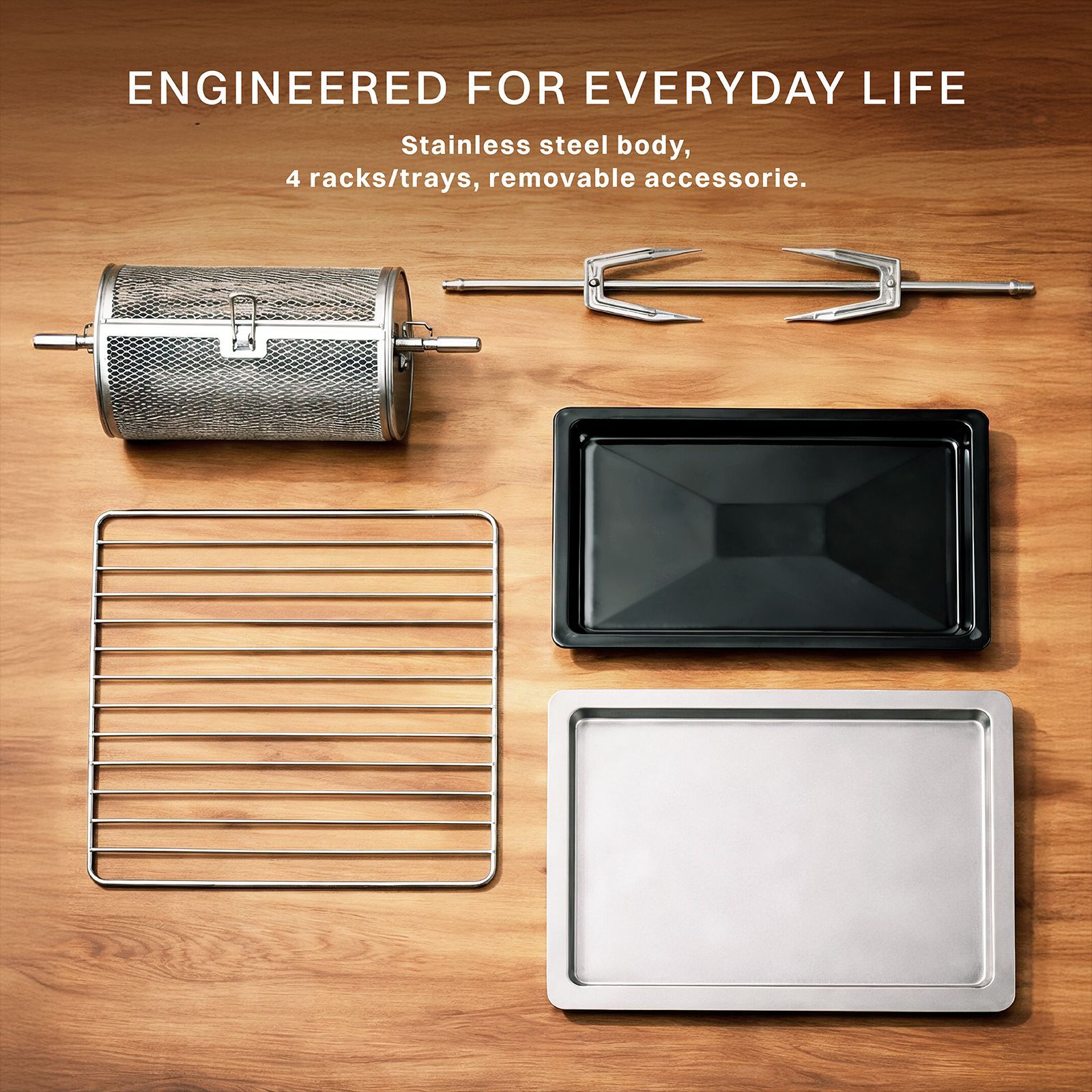 Croma AO6870 25L Air Fryer with 10 Preset Menus (CRSO25LOGA347570, Black) Croma AO6870 25L Air Fryer with 10 Preset Menus (CRSO25LOGA347570, Black)_8