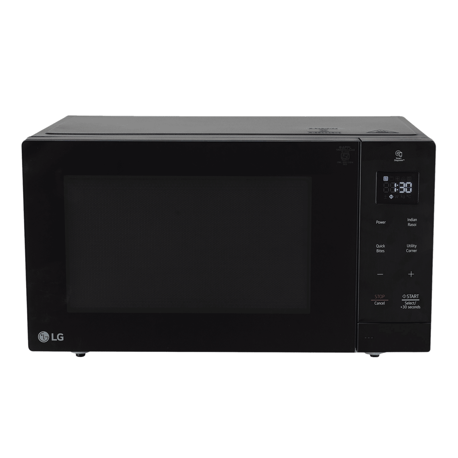 LG 30L Solo Microwave Oven with i-Wave Technology (Black)_1