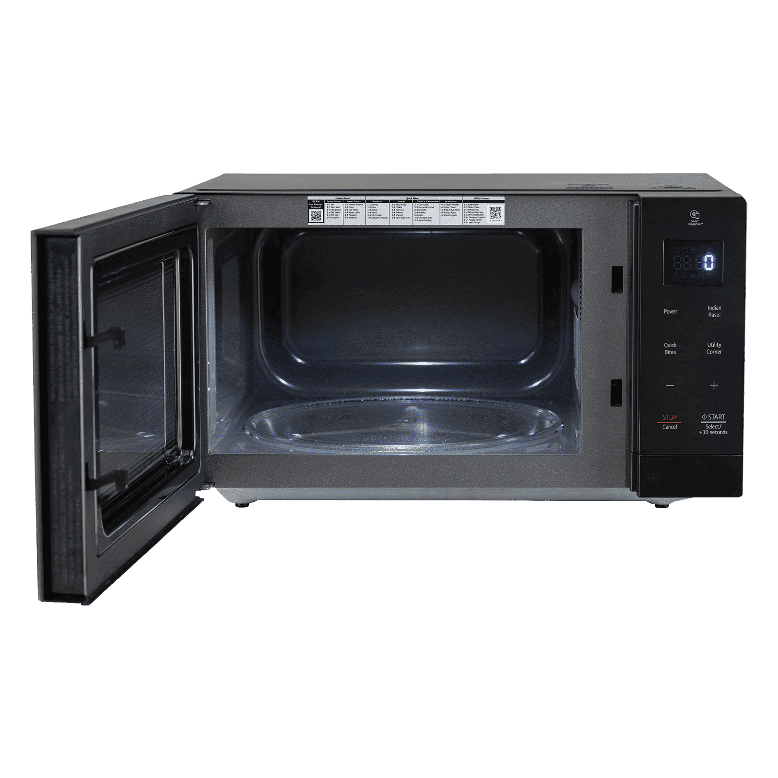 LG 30L Solo Microwave Oven with i-Wave Technology (Black)_4