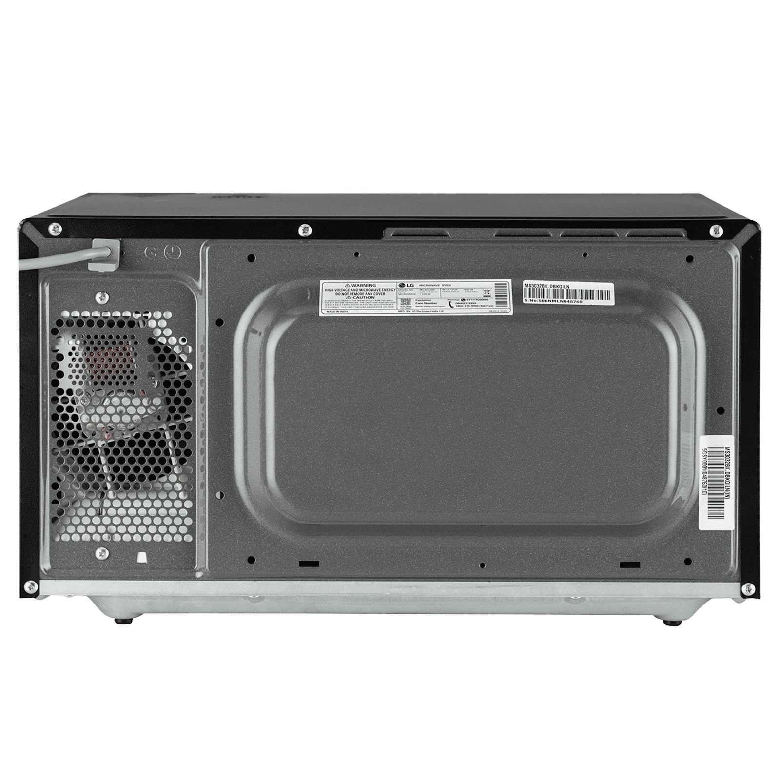 LG 30L Solo Microwave Oven with i-Wave Technology (Black)_5