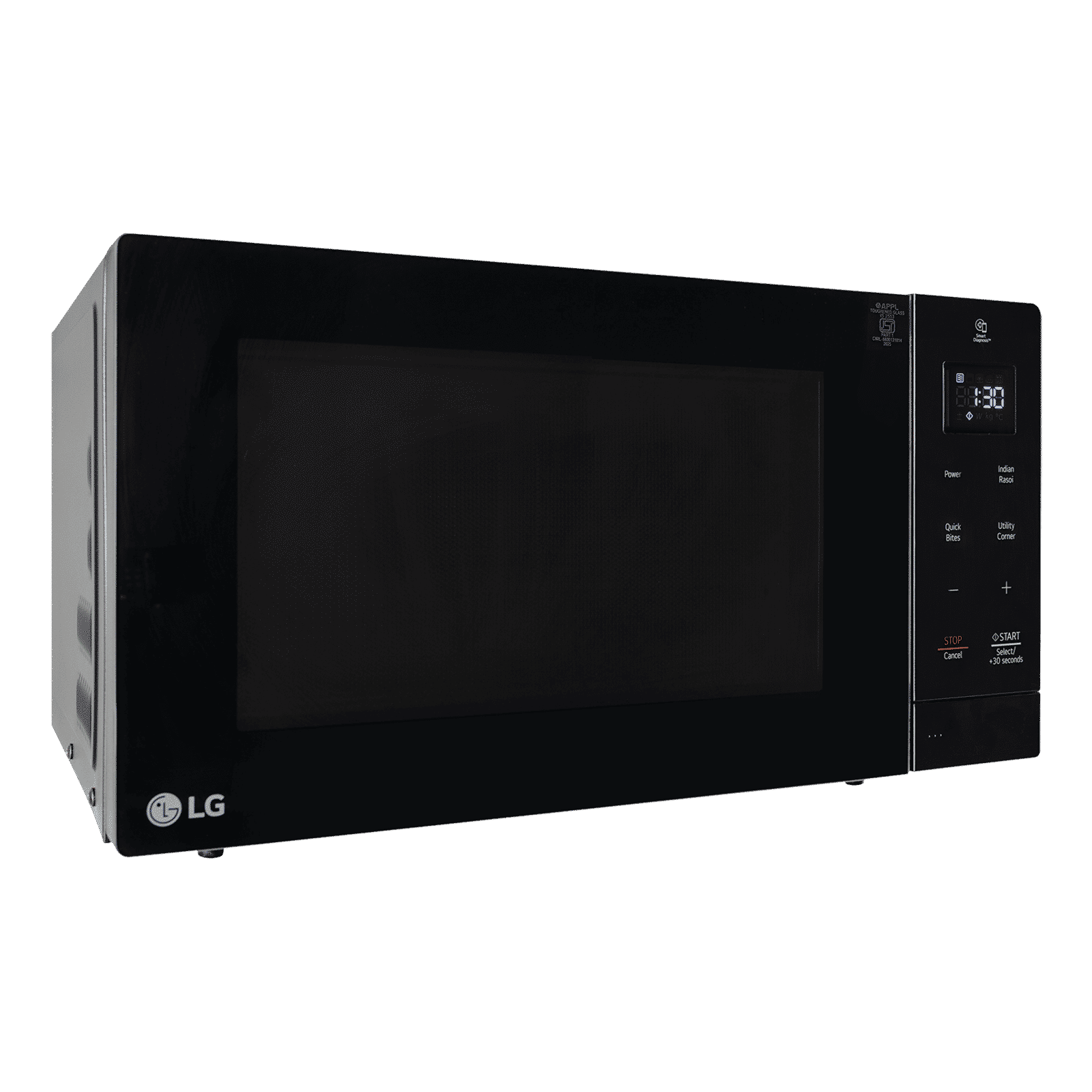 LG 30L Solo Microwave Oven with i-Wave Technology (Black)_5
