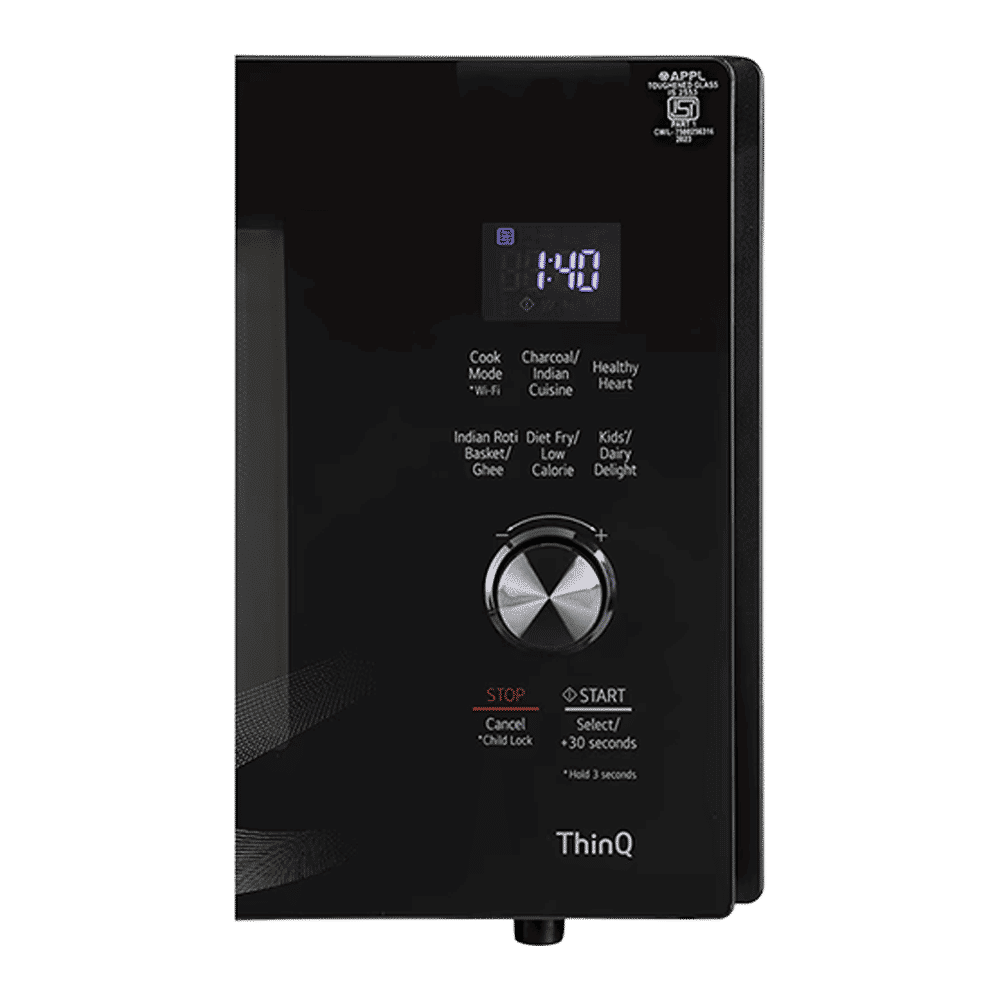 LG 28L Charcoal Convection Microwave Oven with Air Fry Technology (Black)_3