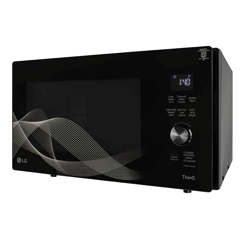 LG 28L Charcoal Convection Microwave Oven with Air Fry Technology (Black)_7
