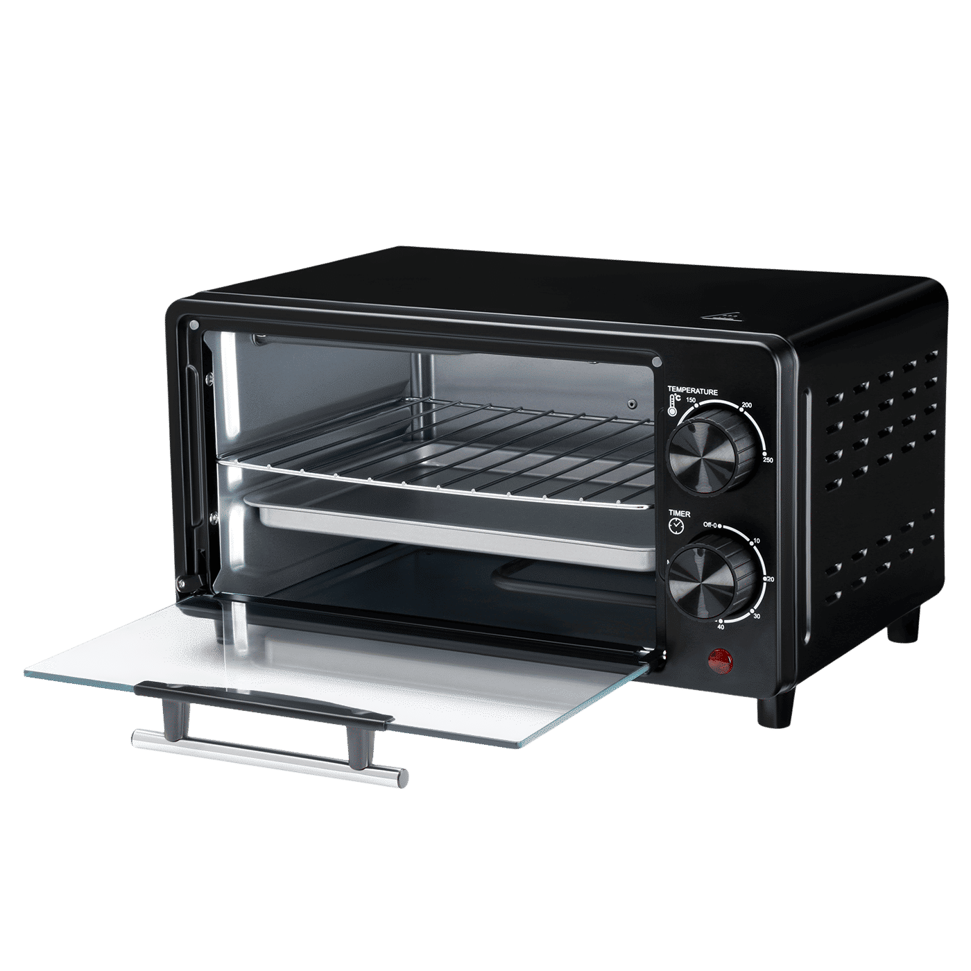 Croma AO6775 10L Oven Toaster Grill with Adjustable Thermostat (Black) Croma AO6775 10L Oven Toaster Grill with Adjustable Thermostat (Black)_3