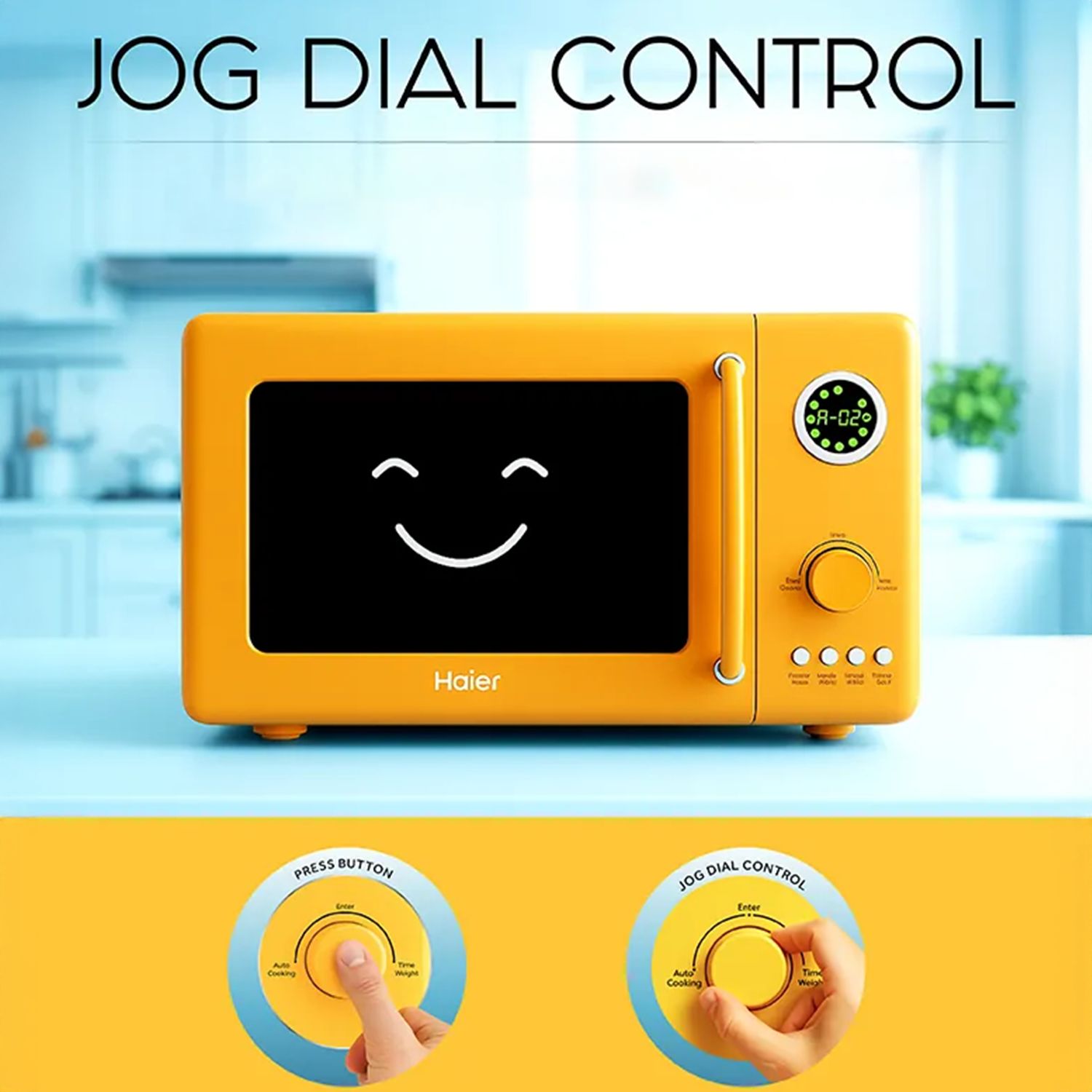 Haier Vogue 20L Solo Microwave Oven with 12 Autocook Menus (HIL20V1MBPD, Blue)_11