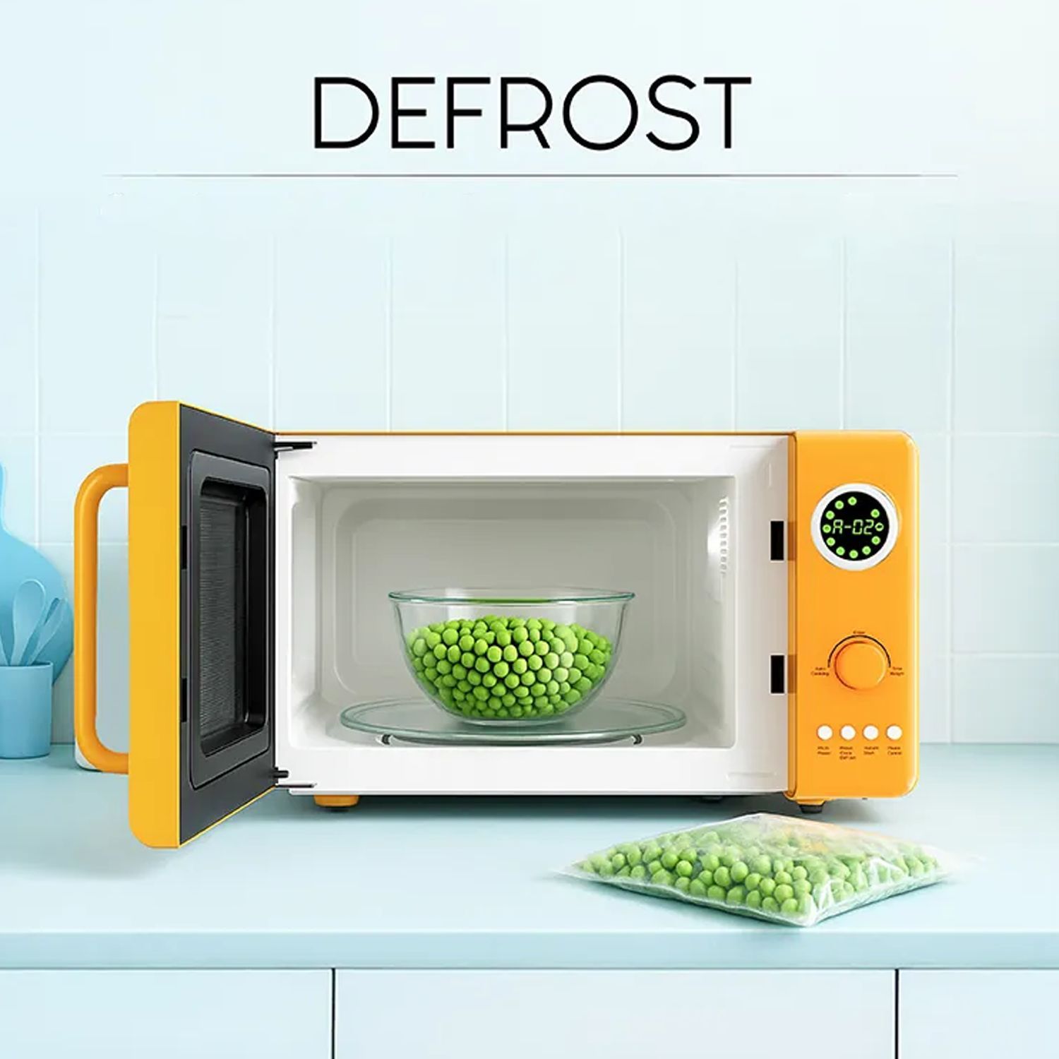 Haier Vogue 20L Solo Microwave Oven with 12 Autocook Menus (HIL20V1MBPD, Blue)_13