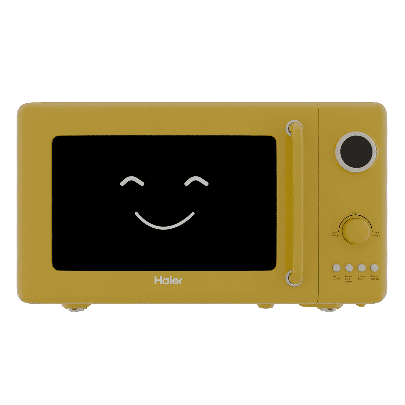 Haier Vogue 20L Solo Microwave Oven with 12 Autocook Menus (HIL20V1MYPD, Yellow) Haier Vogue 20L Solo Microwave Oven with 12 Autocook Menus (HIL20V1MYPD, Yellow)_1