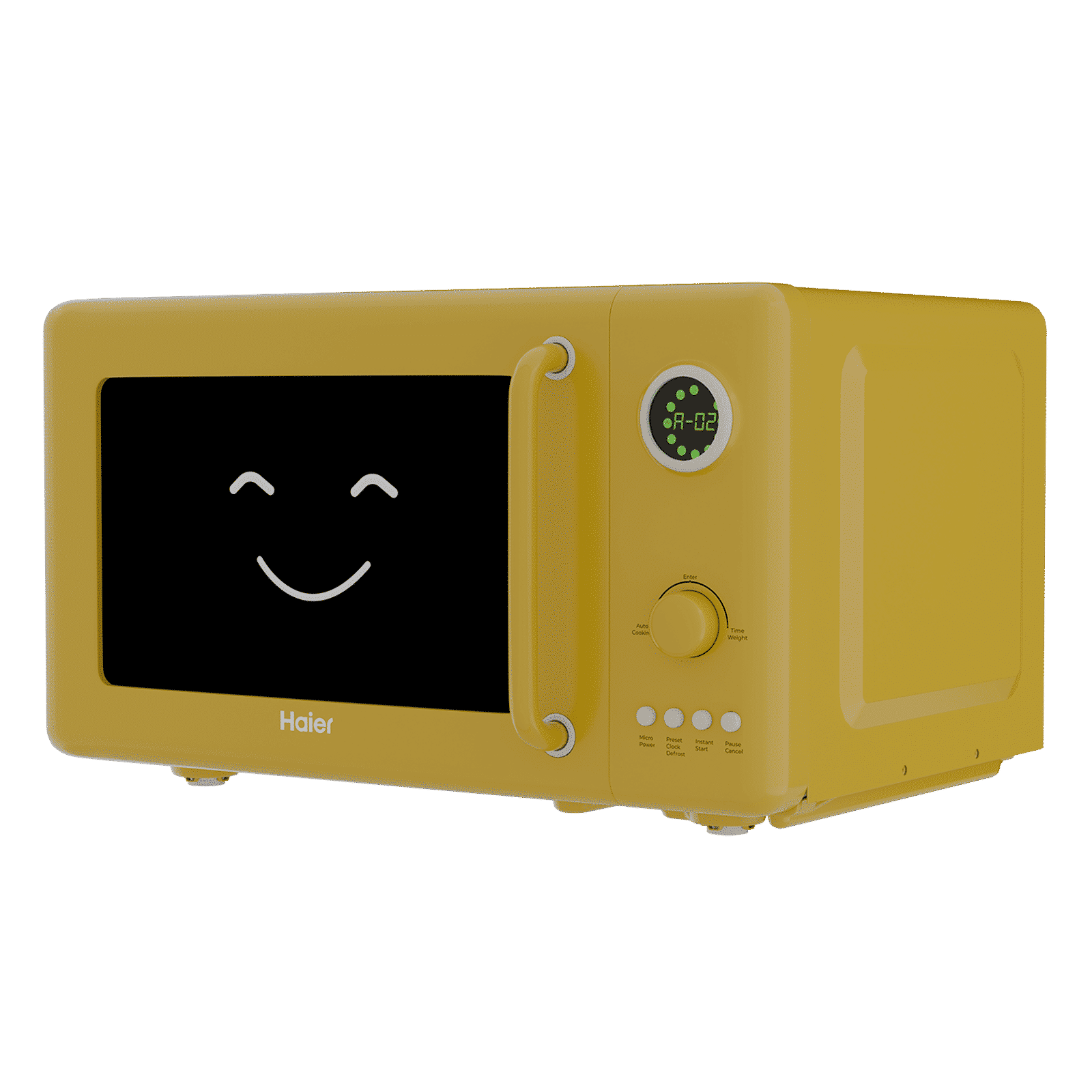 Haier Vogue 20L Solo Microwave Oven with 12 Autocook Menus (HIL20V1MYPD, Yellow) Haier Vogue 20L Solo Microwave Oven with 12 Autocook Menus (HIL20V1MYPD, Yellow)_4