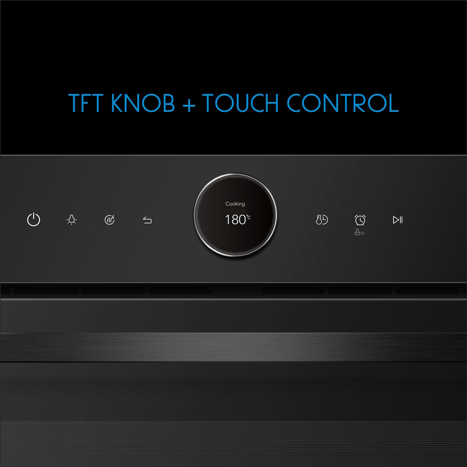 elica EPBI SEMI TFT 15F MTC 80L Built-in Oven with 31 Air Fry Menu (3944, Black)_2