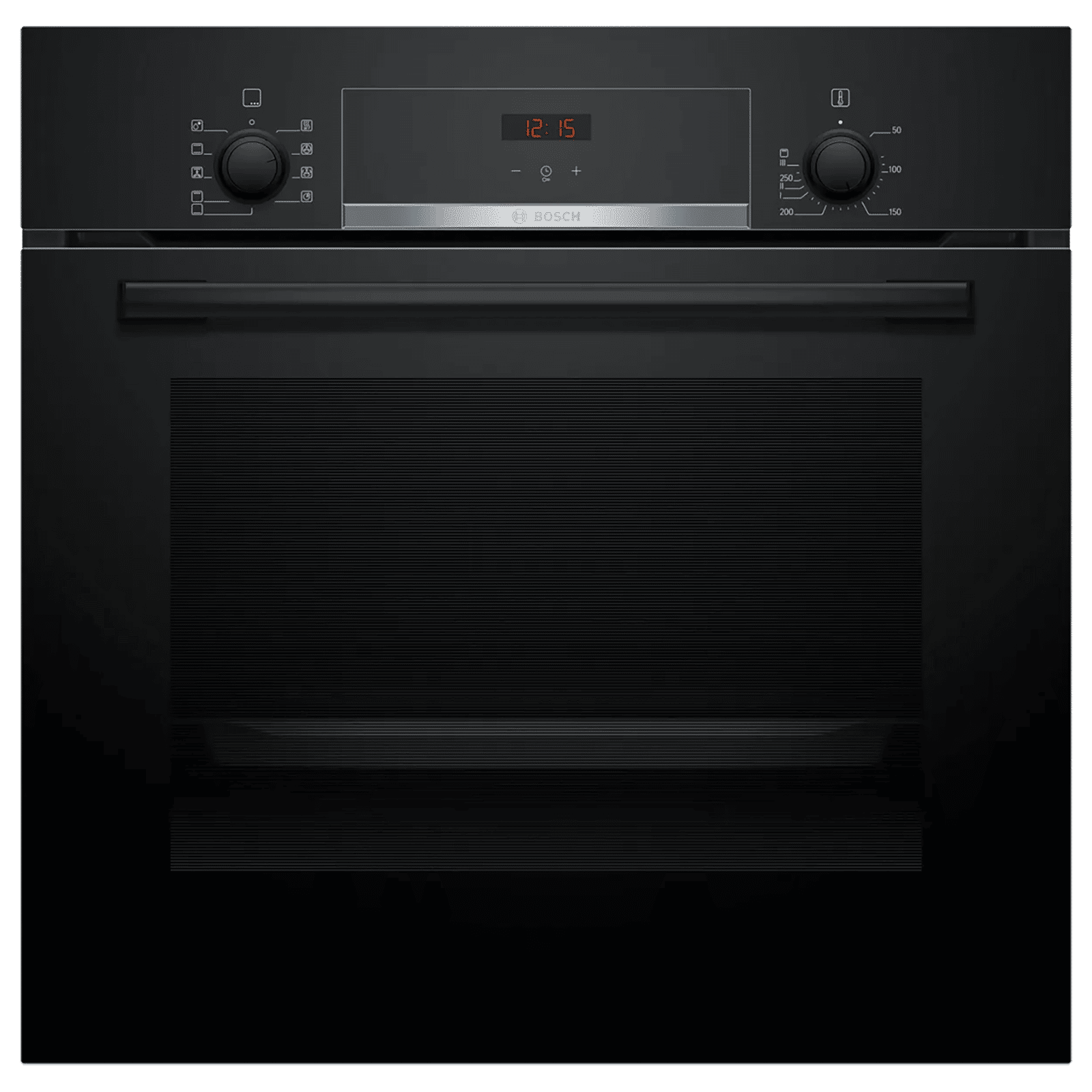 BOSCH Series 4 66L Built-in Oven with 6 Heating Modes (Black)_1