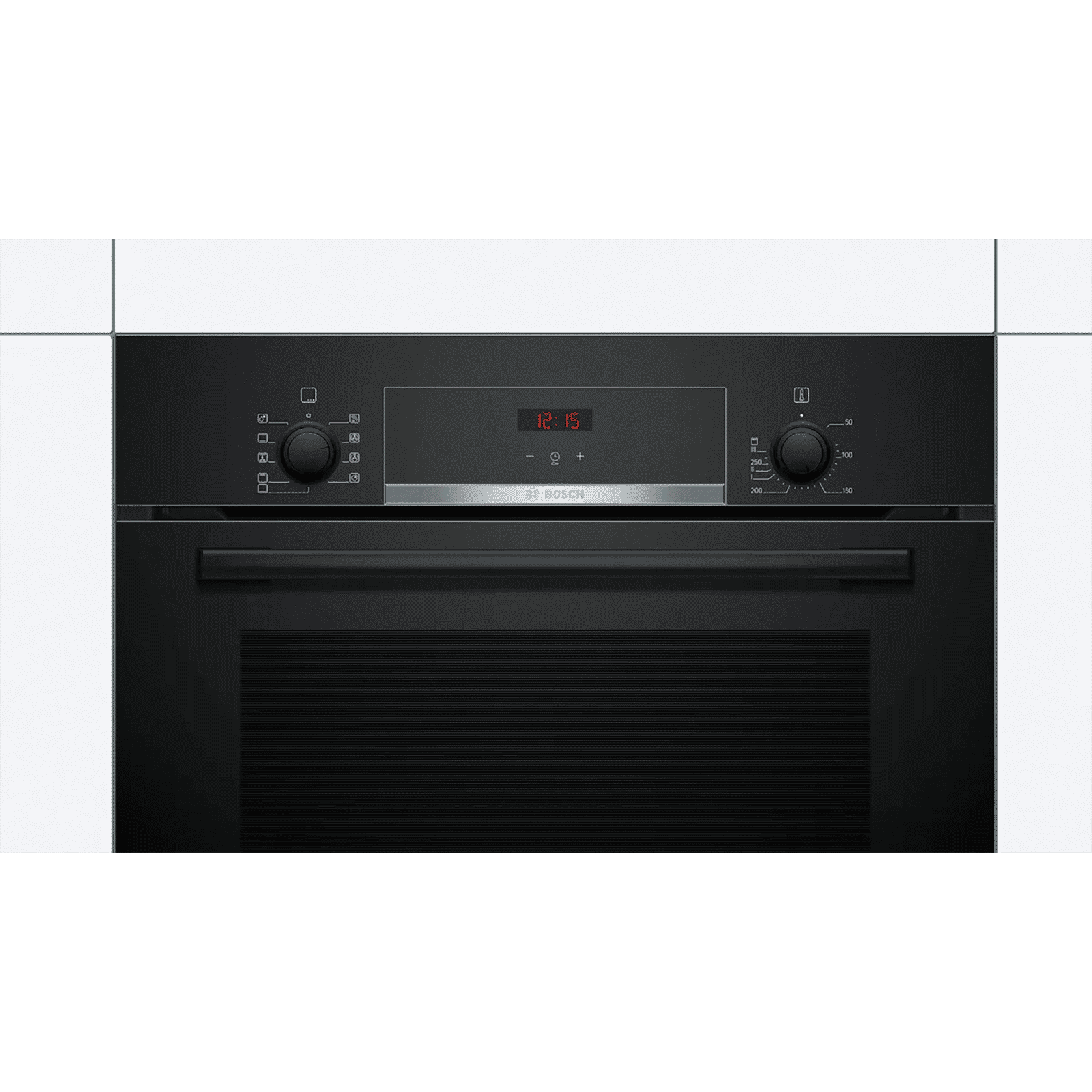 BOSCH Series 4 66L Built-in Oven with 6 Heating Modes (Black)_2
