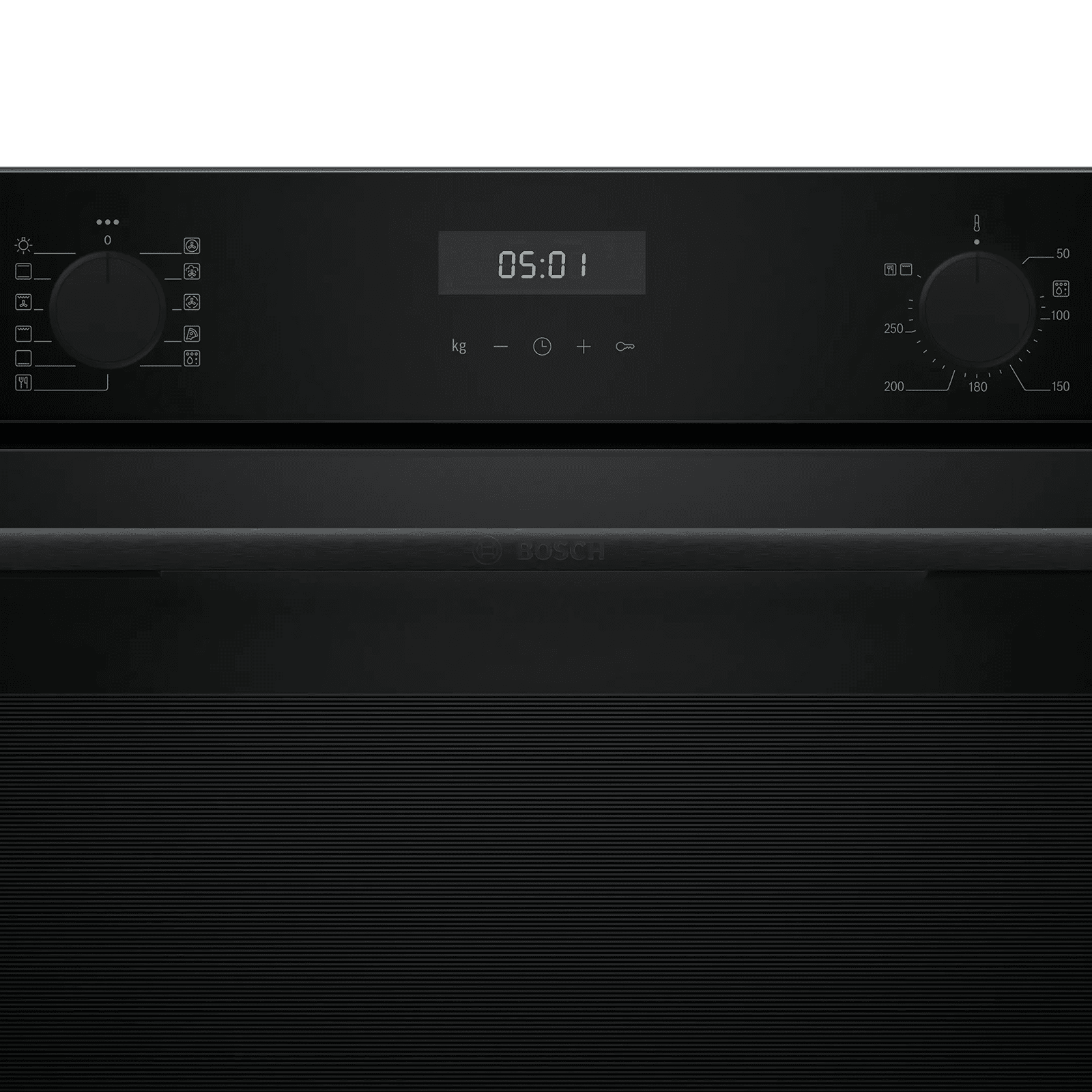 Bosch Series 4 76L 60cm Built-in Oven with Hot Air Safety Fan (HUA717BA0I, Black)_2