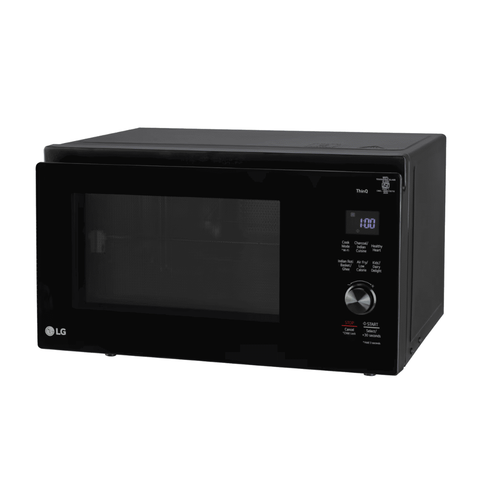 LG 32L Smart Charcoal Convection Microwave with Air Fry (MJEN326ULWF, Black)_5