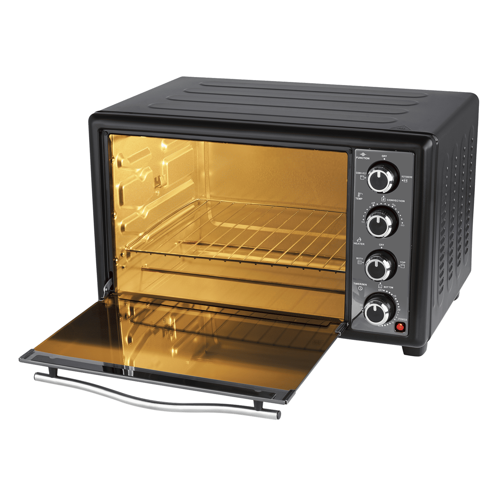 BAJAJ 3000 TM 30L Oven Toaster Grill with Motorized Rotisserie (Black) BAJAJ 3000 TM 30L Oven Toaster Grill with Motorized Rotisserie (Black)_2