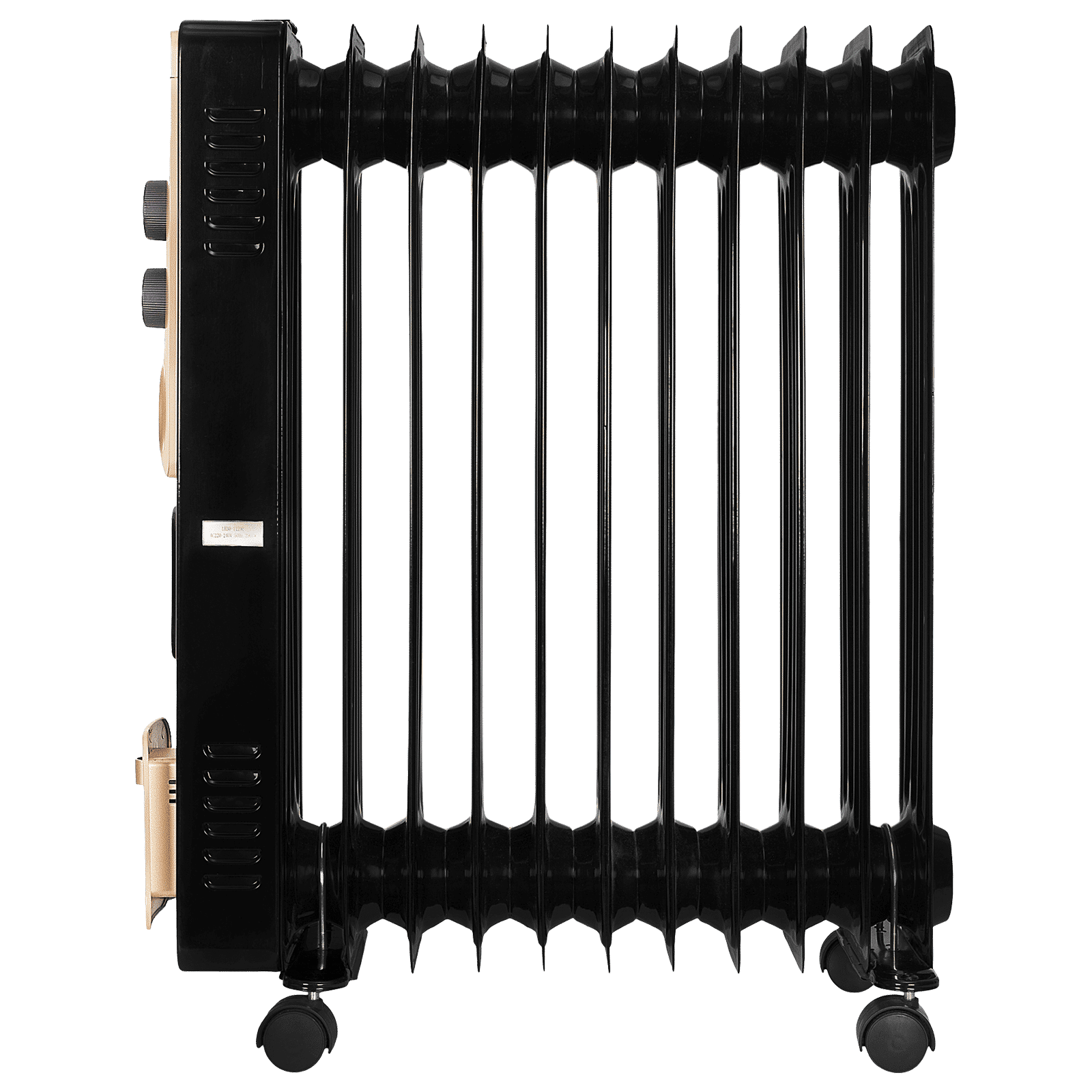 Croma 2900W PTC Fan Oil Filled Radiator Room Heater with 11 Fins (Thermostatic Knob, Black)_5