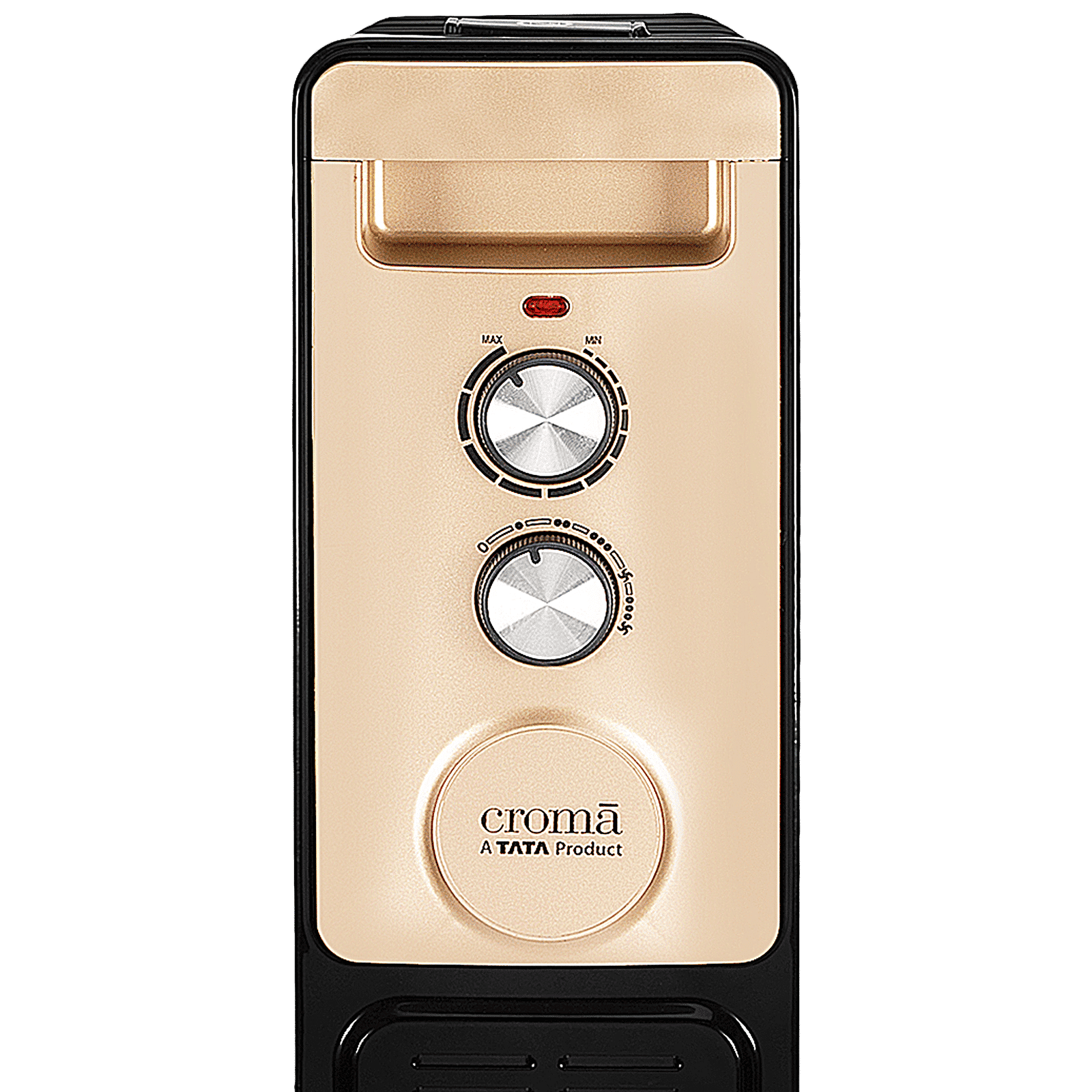 Croma 2900W PTC Fan Oil Filled Room Heater with 13 Fins (Thermostatic Knob, Black)_6