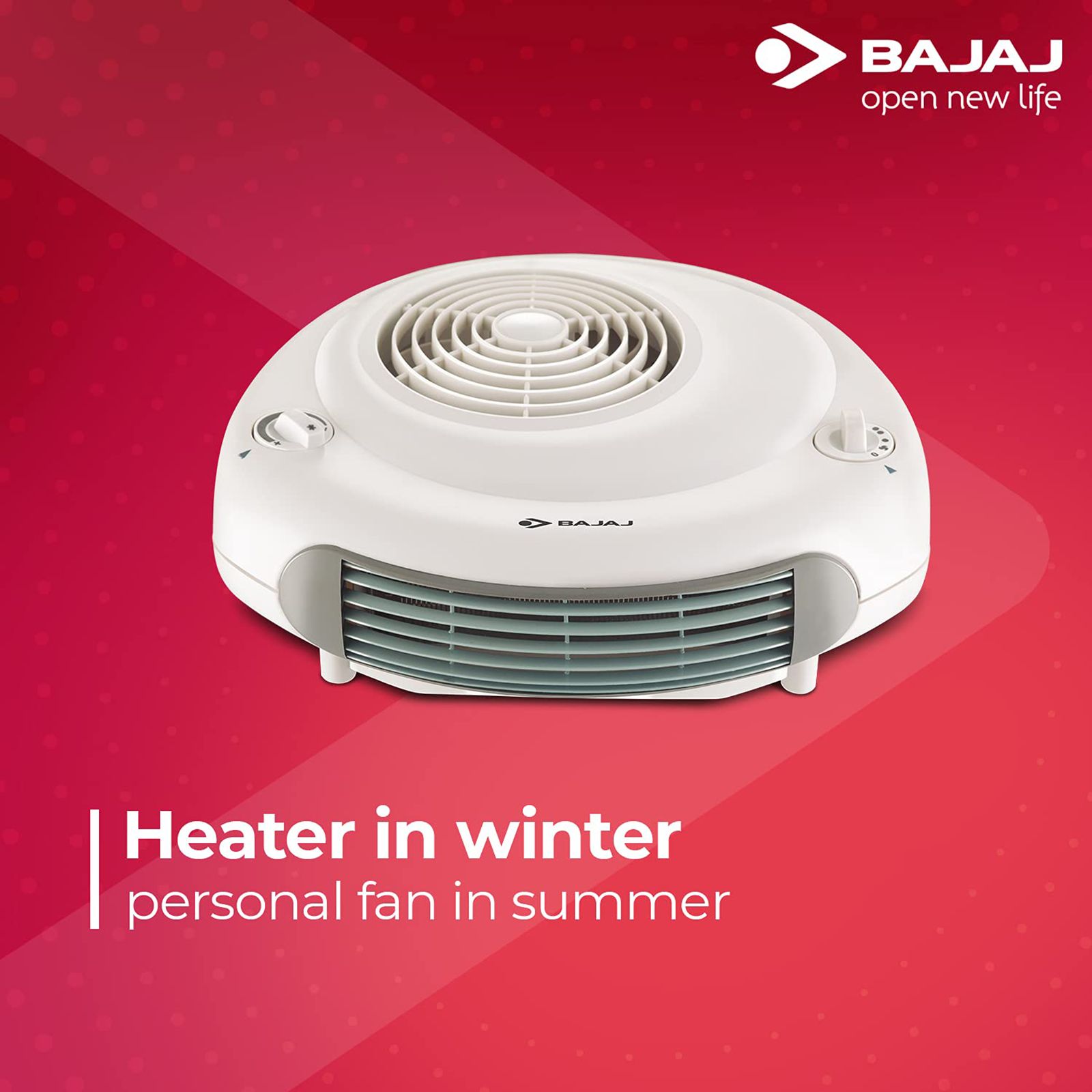 BAJAJ Majesty RX11 2000W Fan Room Heater with Automatic Thermal Cutout (Adjustable Thermostat BAJAJ Majesty RX11 2000W Fan Room Heater with Automatic Thermal Cutout (Adjustable Thermostat_9