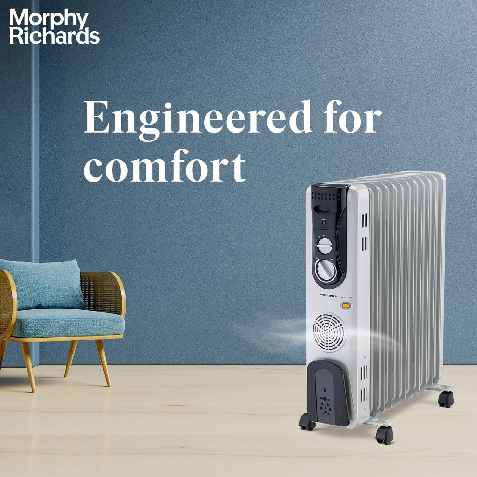 morphy richards 2900W Oil Filled Radiator Room Heater with 11 Fins (Adjustable Thermostat_9