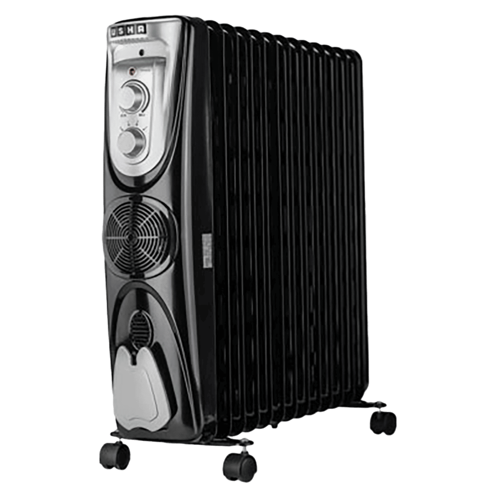 USHA 3809 F 2000W PTC Oil Filled Radiator Room Heater with 9 Fins (Adjustable Thermostat_1