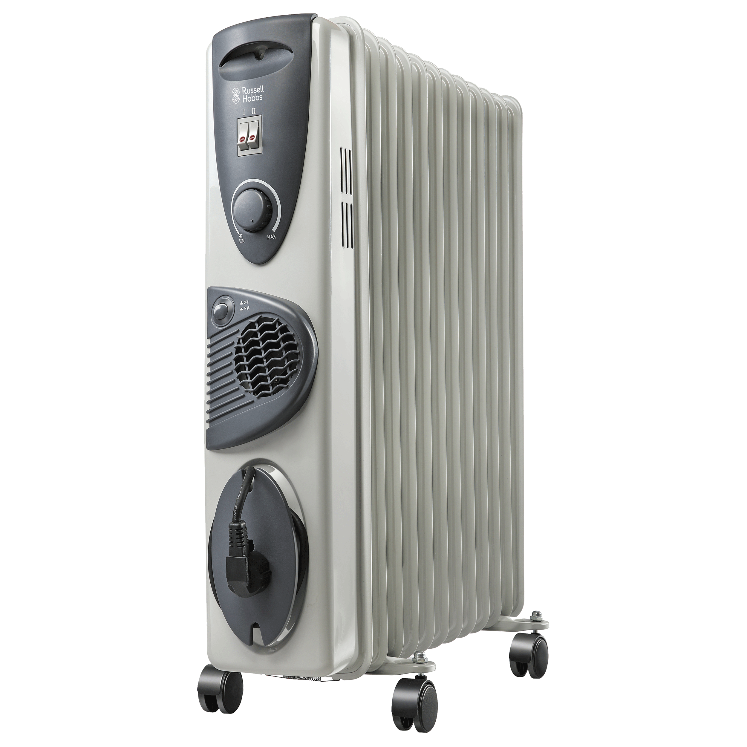 Russell Hobbs ROR12F 2900W Oil Filled Radiator Room Heater with 12 Fins (Anti Tilt Protection_1