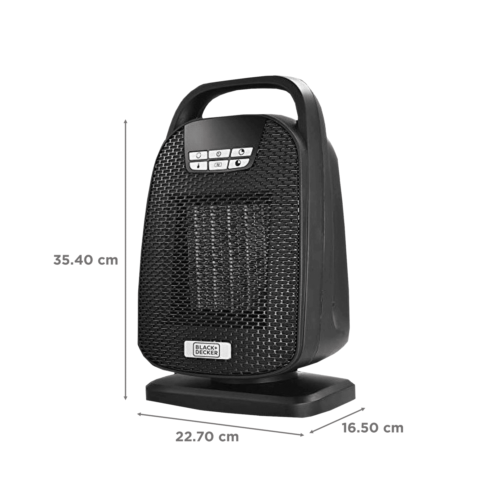 BLACK & DECKER BXSH2002IN 2000W PTC Room Heater with Adjustable Thermostat (Oscillation Function_2