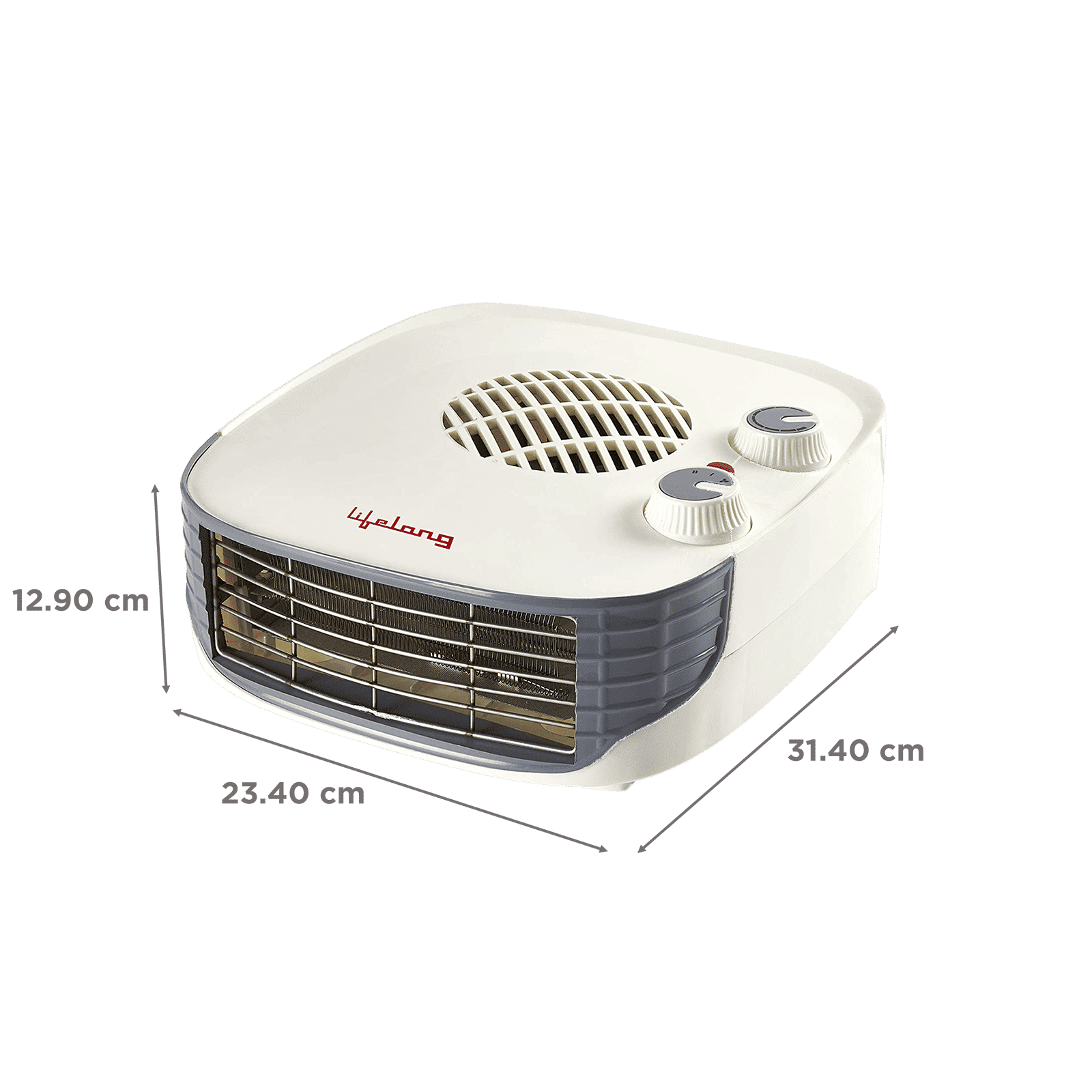 Lifelong Flare-Y 2000W Fan Room Heater with Adjustable Thermostat (Twin Heat Positions_2