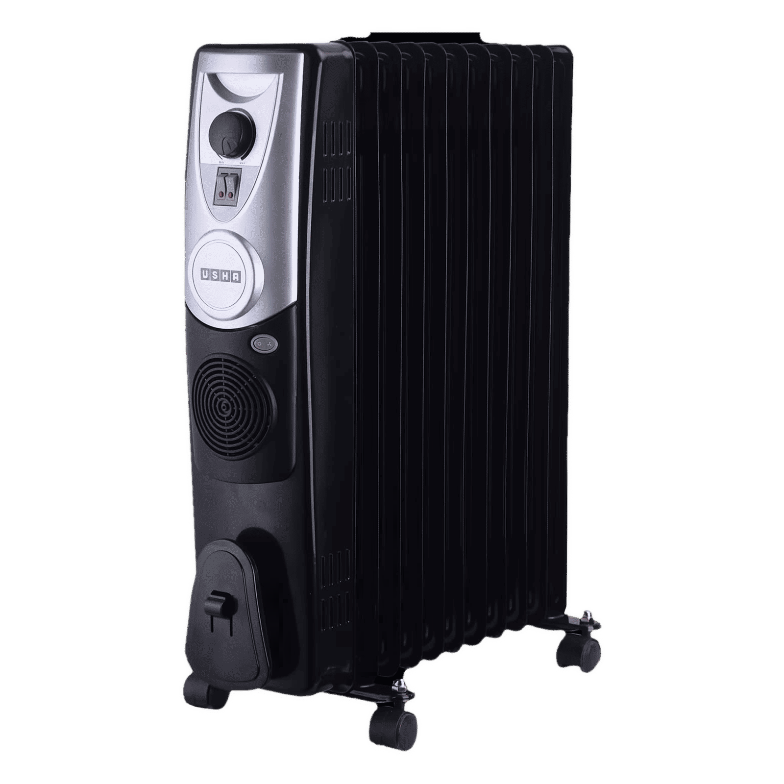 USHA 4211 F 2500W PTC Oil Filled Radiator Room Heater with IP23 Protection (Adjustable Thermostat_6