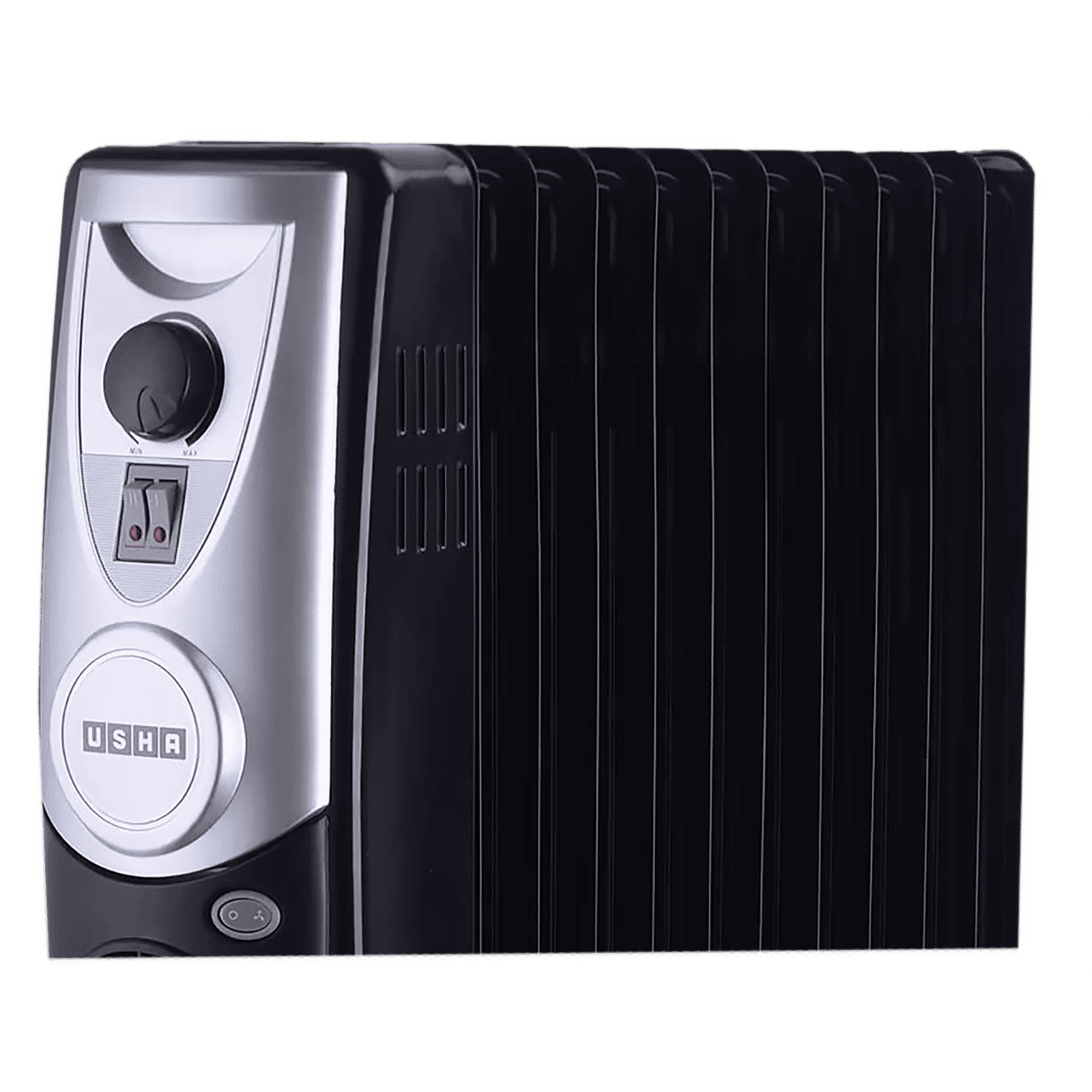 USHA 4211 F 2500W PTC Oil Filled Radiator Room Heater with IP23 Protection (Adjustable Thermostat_4