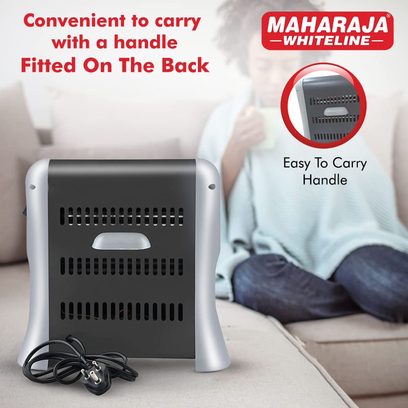 MAHARAJA WHITELINE Quato 800 Watts Quartz Room Heater (Tip Over Safety Switch, 5200000539, Grey) MAHARAJA WHITELINE Quato 800 Watts Quartz Room Heater (Tip Over Safety Switch, 5200000539, Grey)_9