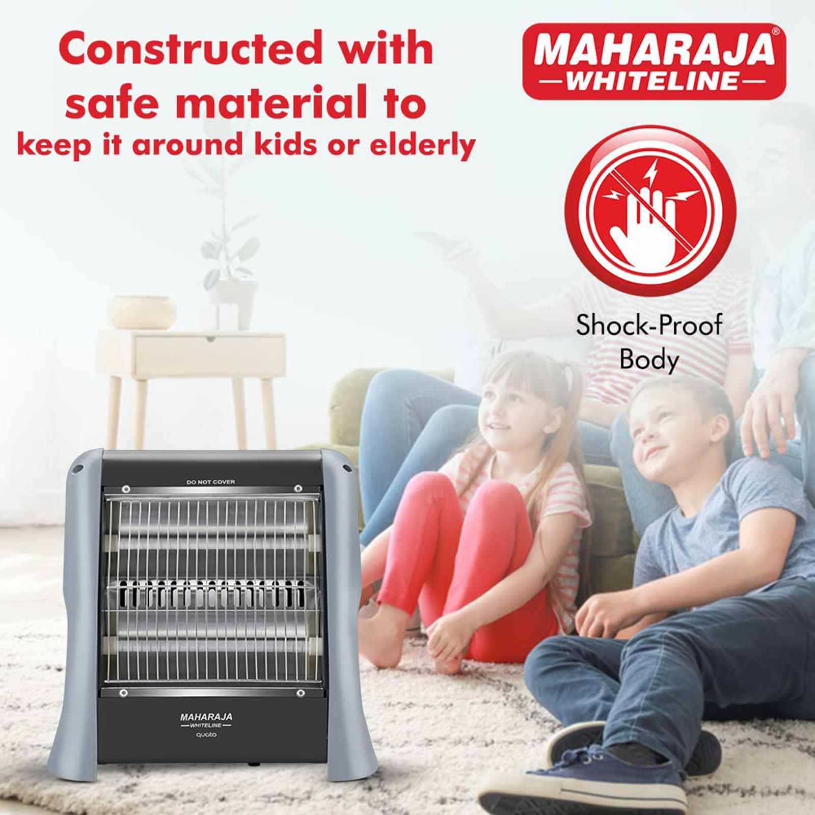MAHARAJA WHITELINE Quato 800 Watts Quartz Room Heater (Tip Over Safety Switch, 5200000539, Grey) MAHARAJA WHITELINE Quato 800 Watts Quartz Room Heater (Tip Over Safety Switch, 5200000539, Grey)_11