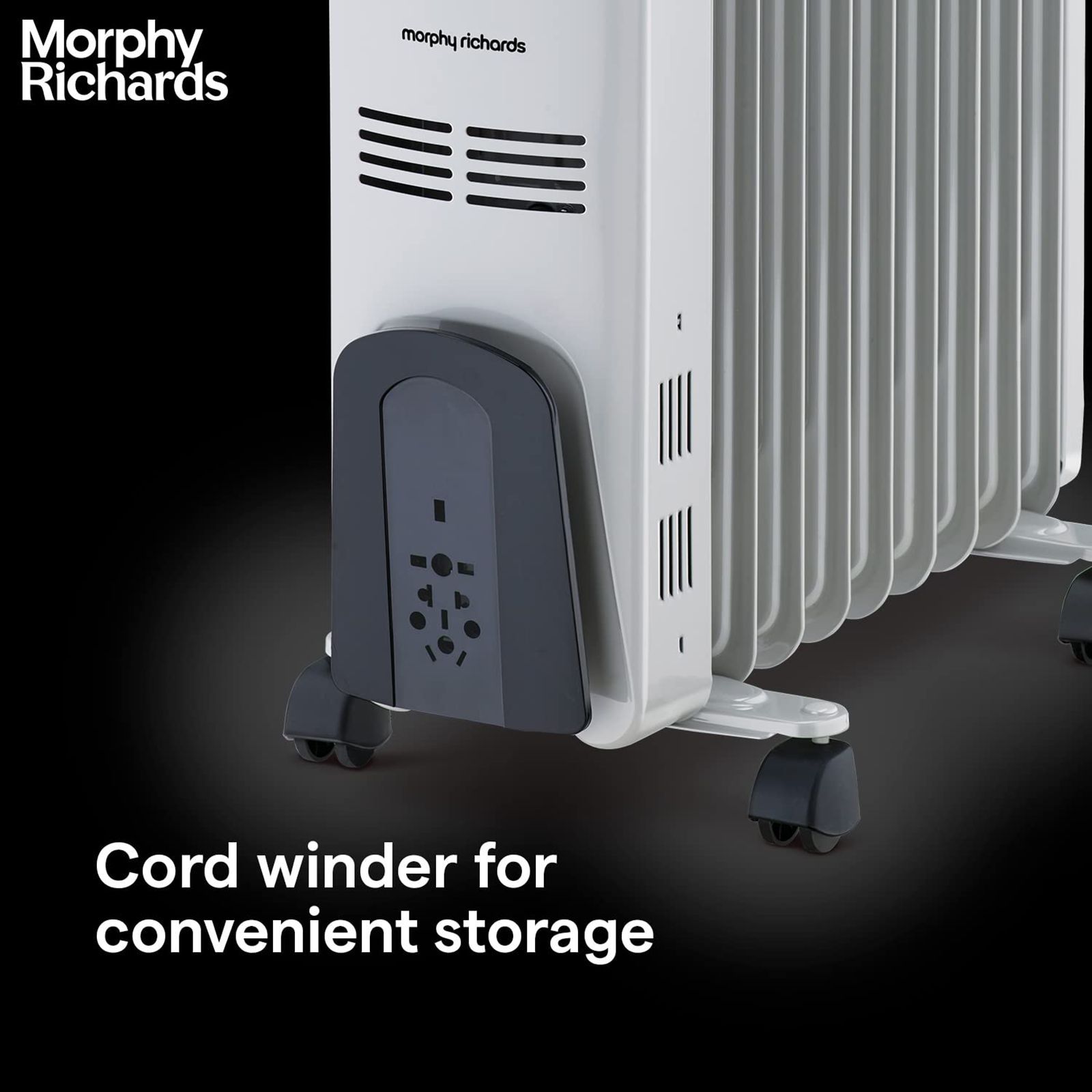 morphy richards OFR 900+ 2000W Oil Filled Radiator Room Heater with 9 Fins (Tip Over Safety Switch_7