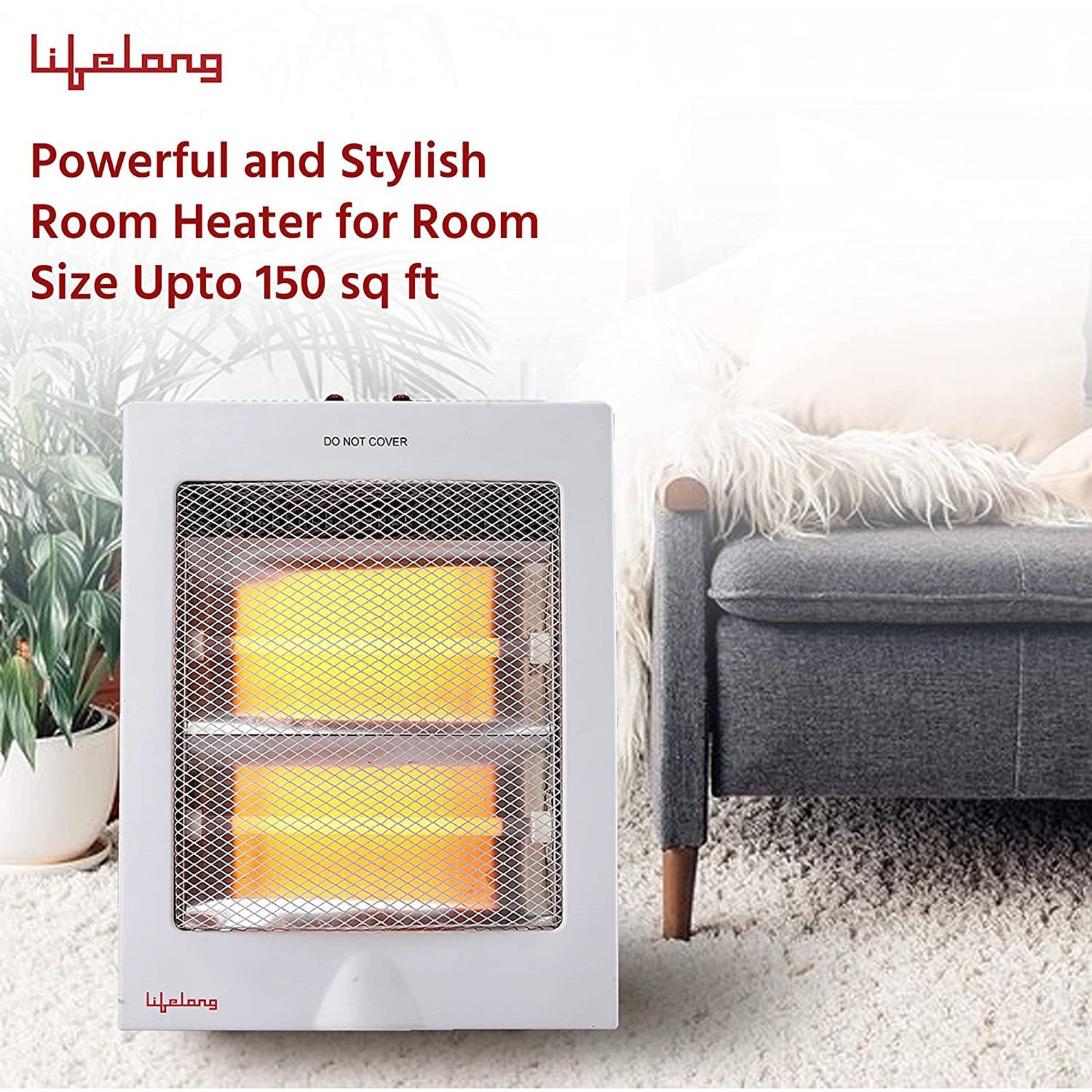 Lifelong Regalia 800W Quartz Room Heater with Radiant Heating (Silent Operation_7