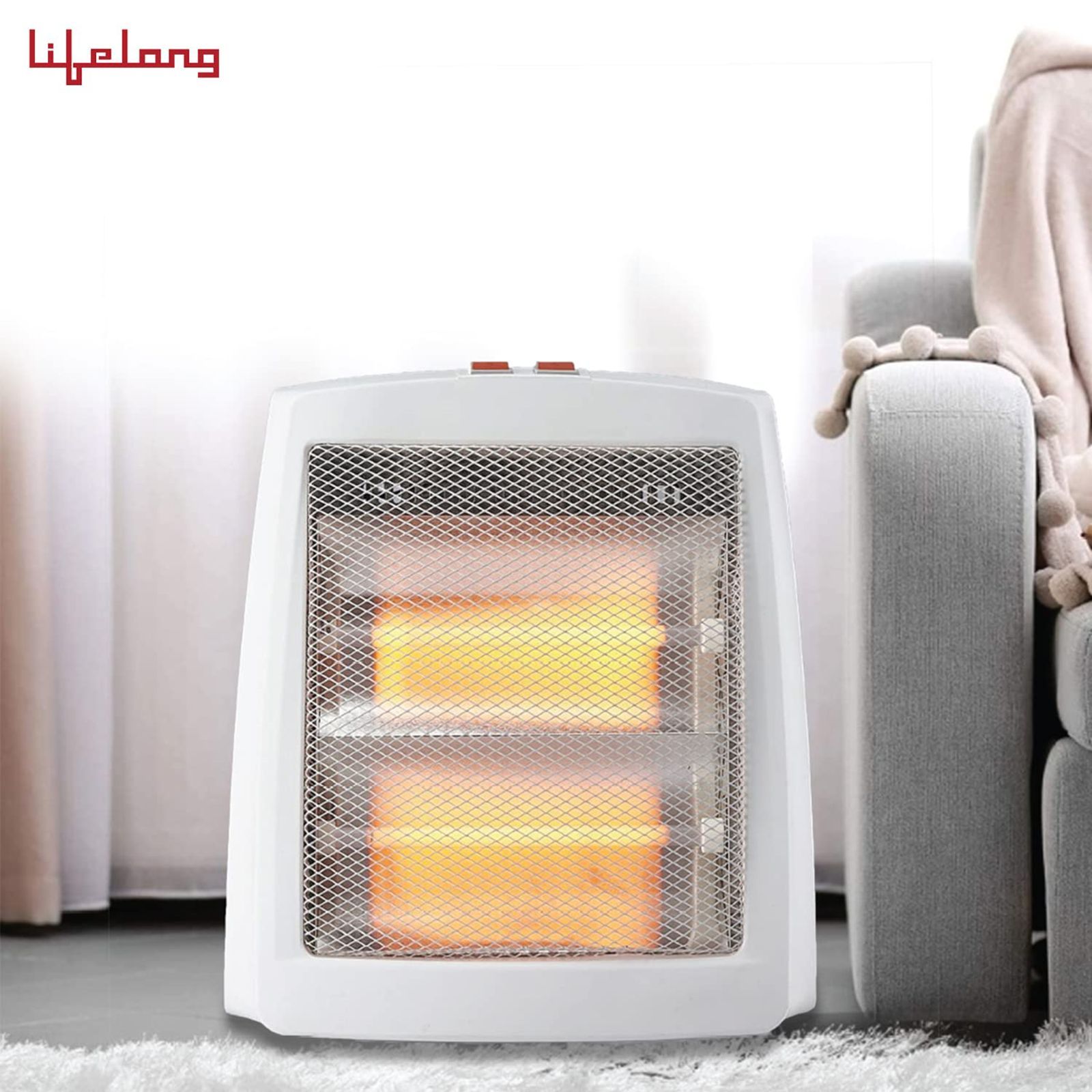 Lifelong Infinia 800W Quartz Room Heater with Tip Over Safety Switch (Noiseless Operation_6